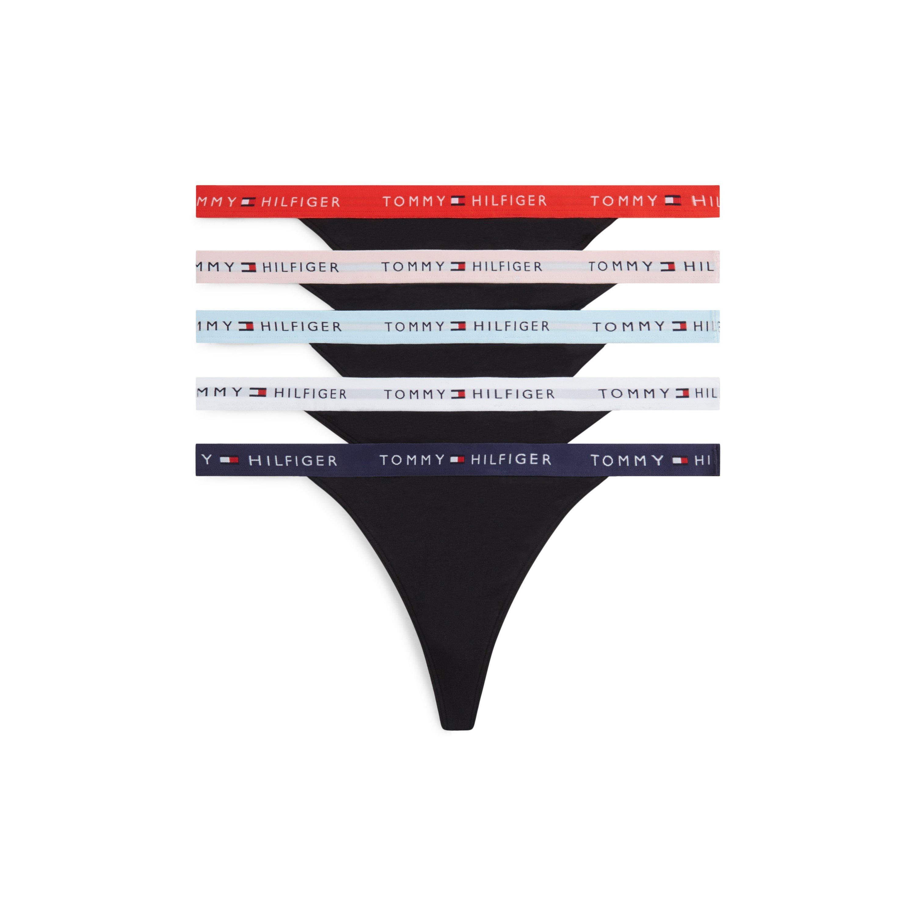 Tommy Hilfiger Women's Thong - Pnk/Blu/Wht/Red - 16 (XL)