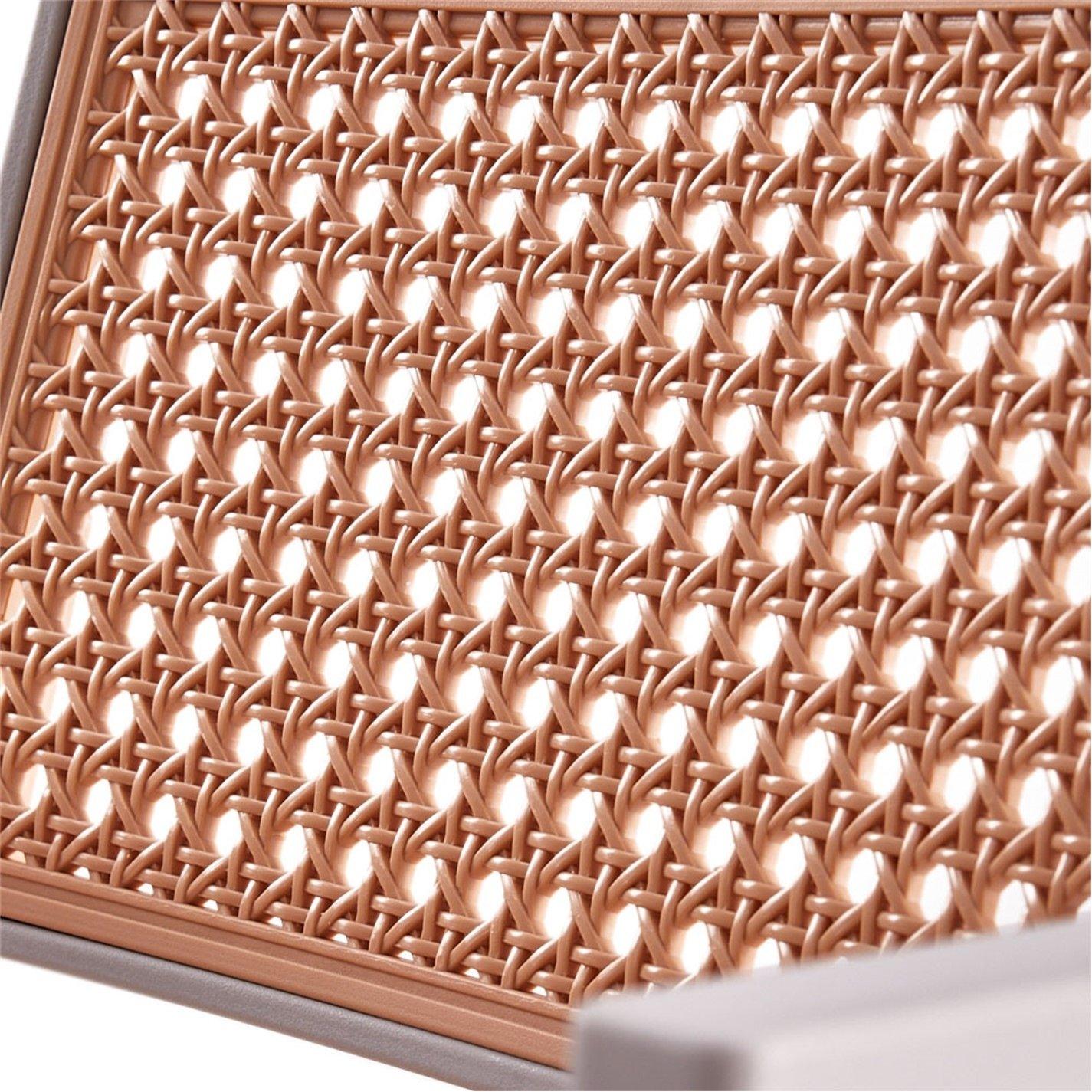 Grey - Kabinet UK - 4 Set Pseudo-rattan PP Dining Chair - 5