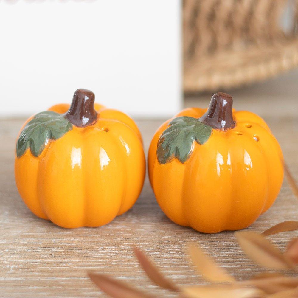 Orange - Something Different - Pumpkin Salt and Pepper Shakers - 1