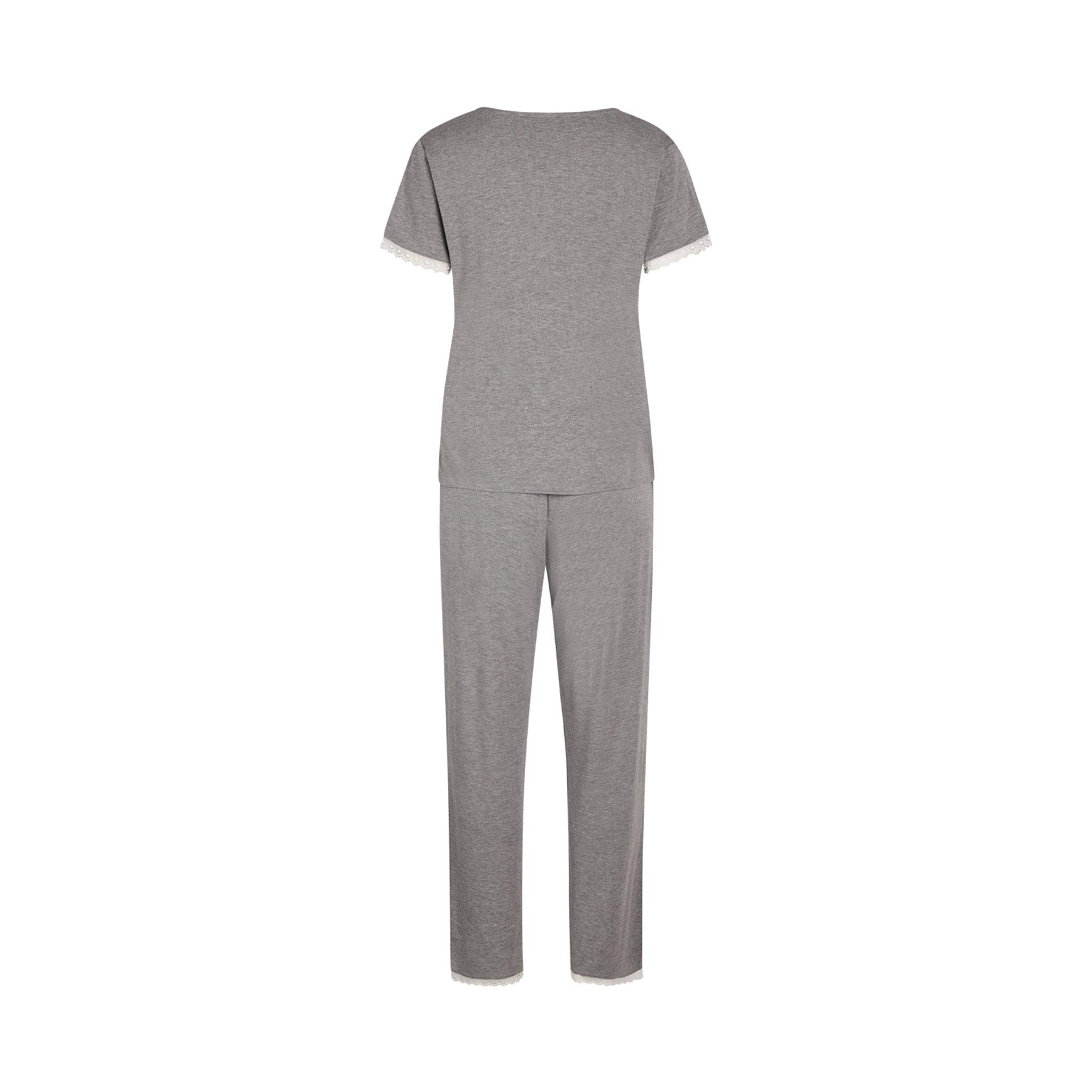 Grey Melange - CCDK - Women's Jordan Short Sleeve Pyjama Set - 2