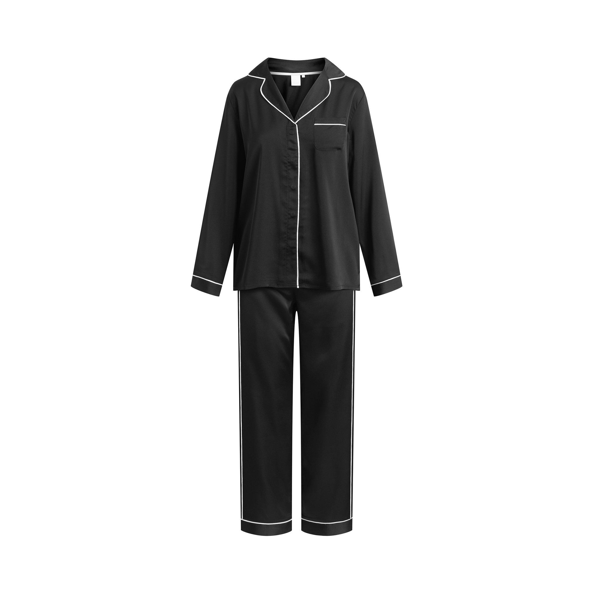 Black - CCDK - Women's Josephine Long Sleeve Pyjama Set - 1