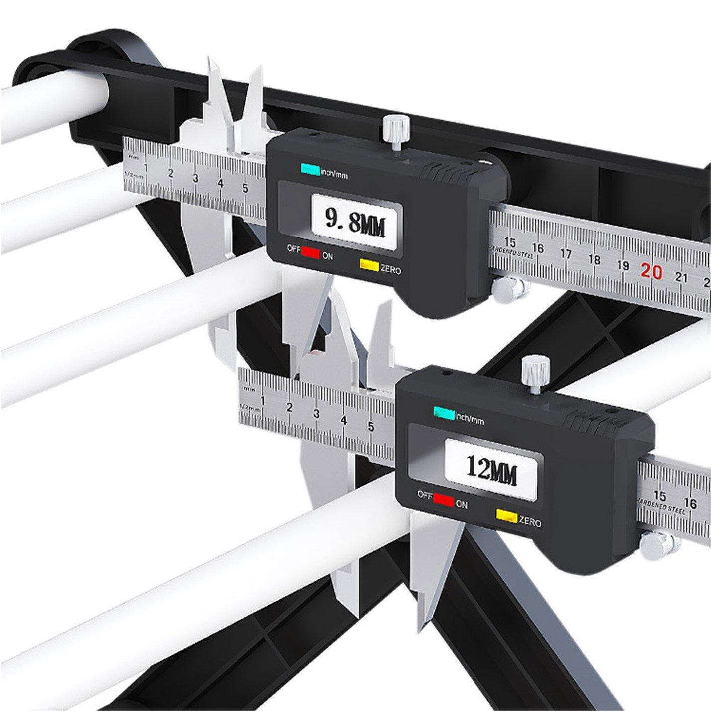 Black - Kabinet UK - Foldable 3-Tier Metal Shoe Rack - 5