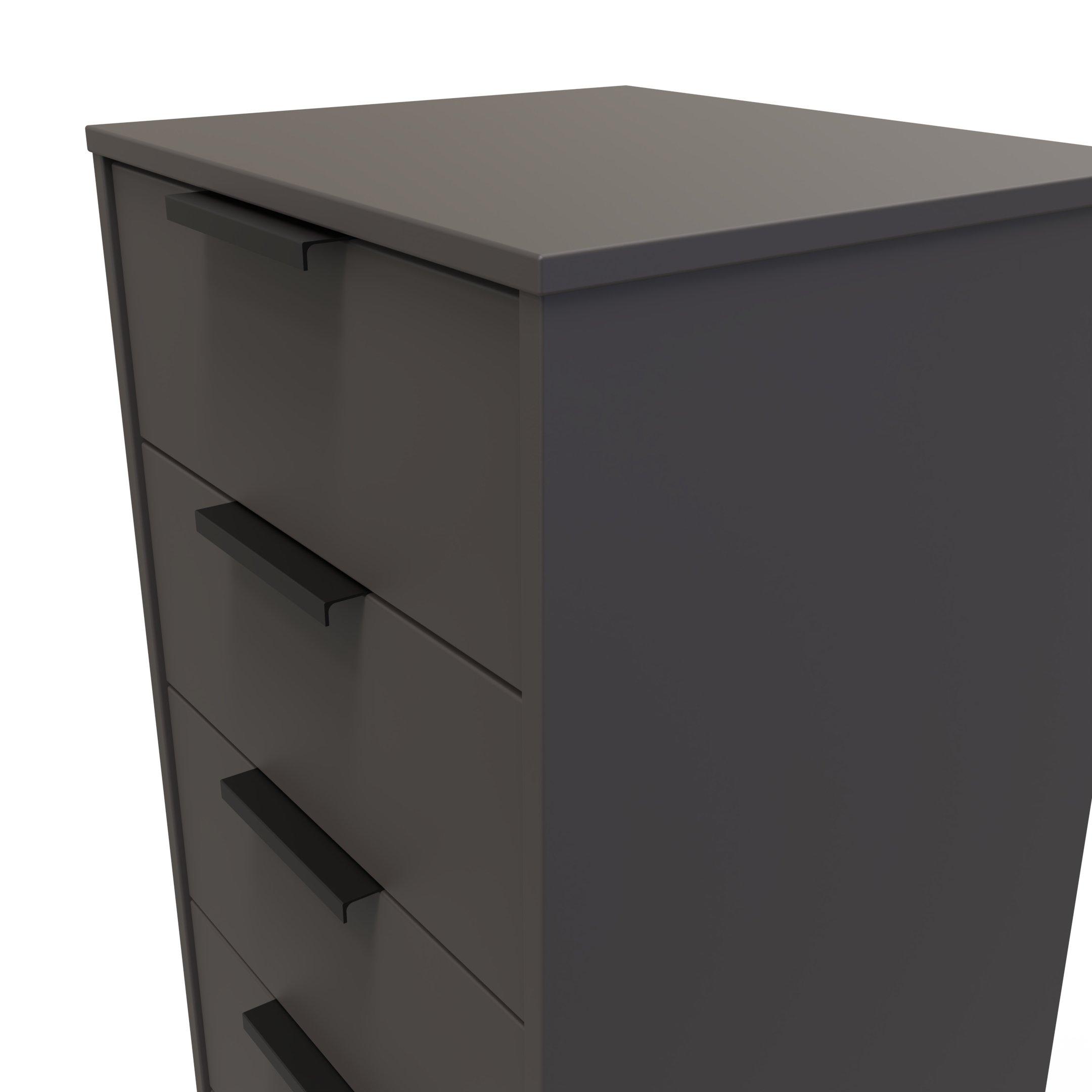 Graphite - Welcome Furniture - Hong Kong  5 Drawer Bedside Cabinet - 4