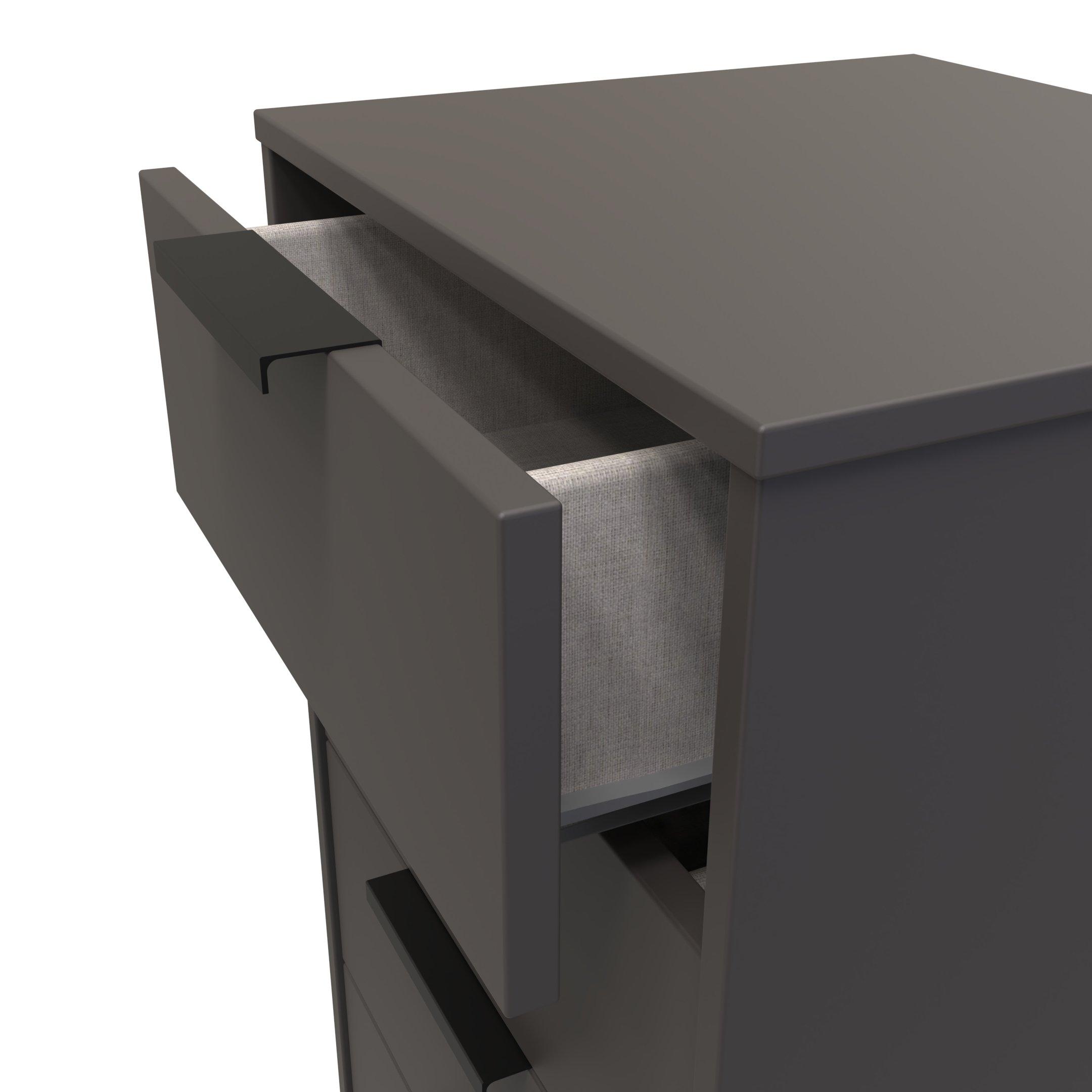 Graphite - Welcome Furniture - Hong Kong  5 Drawer Bedside Cabinet - 5