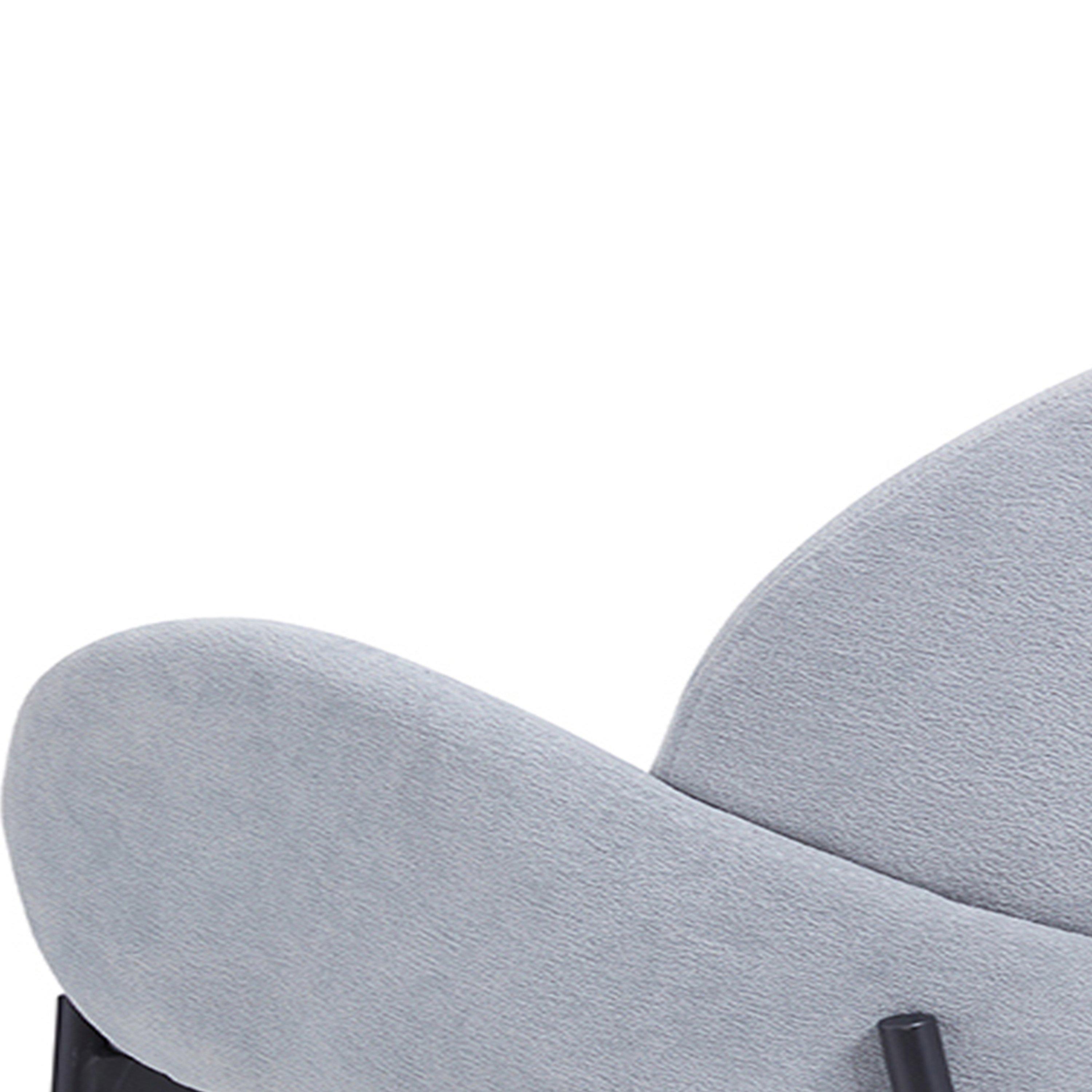 Grey - Kabinet UK - 2 Set Upholstered Dining Chairs with Armrest - 11