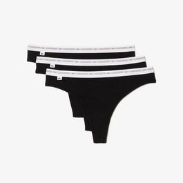 Lacoste 3 Pack Thongs