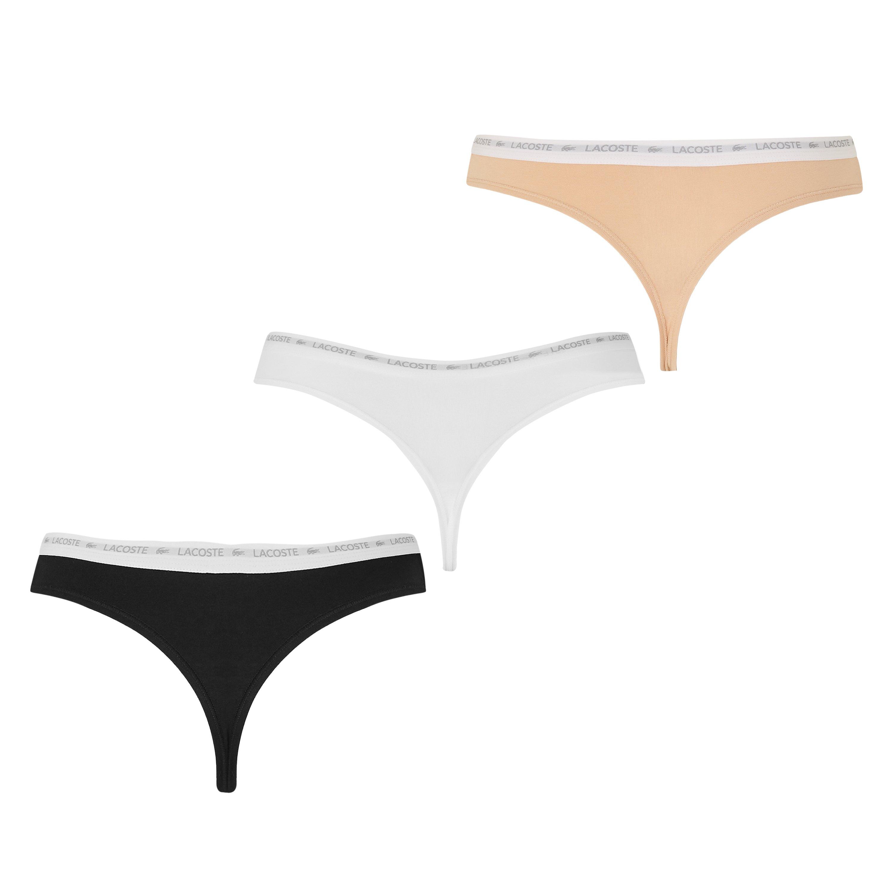 Keks/Bijela/Crna - Lacoste - Pack Thongs - 2
