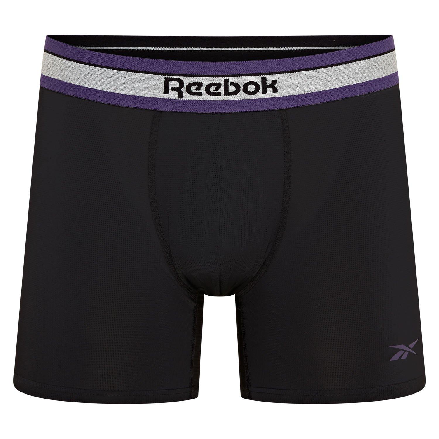 3er-Pack Schwarz - Reebok - Mens 3 pack Trunks Angus - 2
