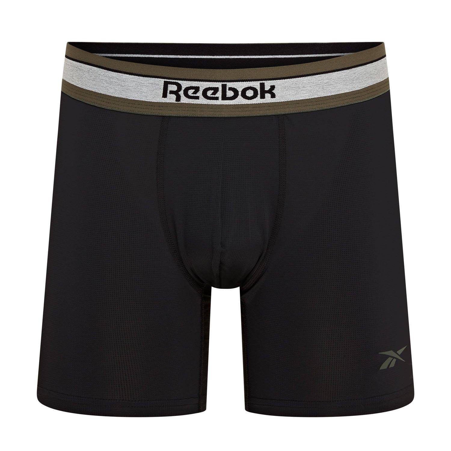 3er-Pack Schwarz - Reebok - Mens 3 pack Trunks Angus - 6