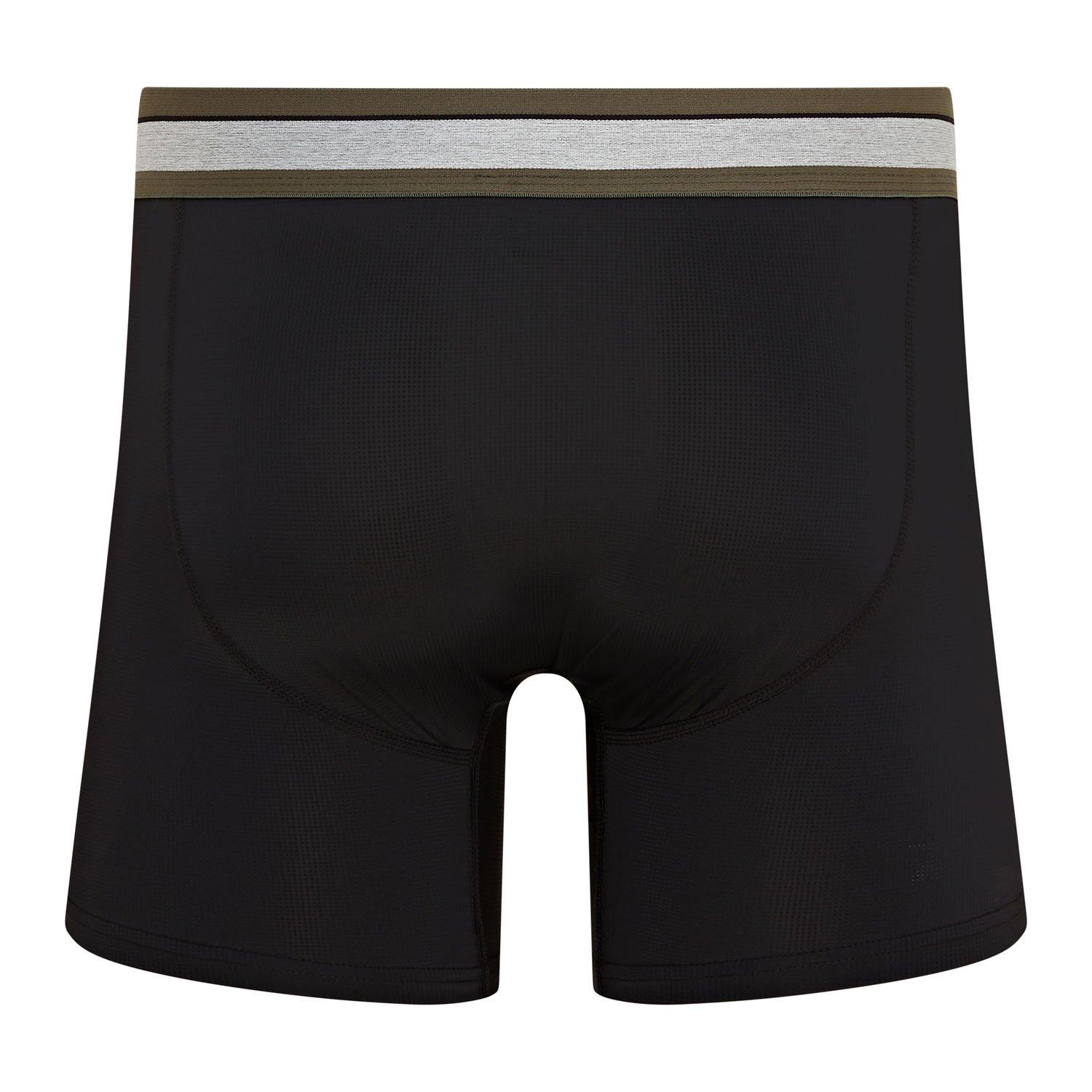 3er-Pack Schwarz - Reebok - Mens 3 pack Trunks Angus - 7