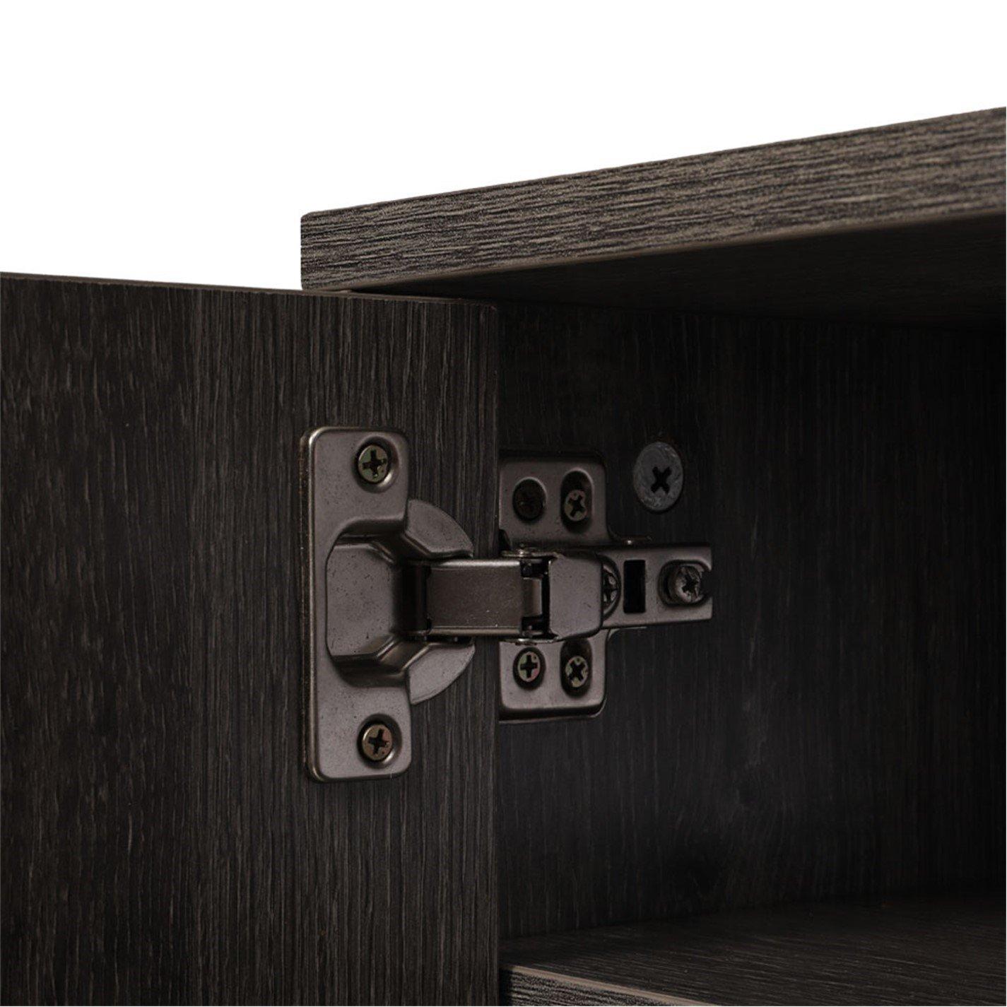 Grey - Kabinet UK - 6-Tier Wood Grain Shoe Storage Cabinet - 7