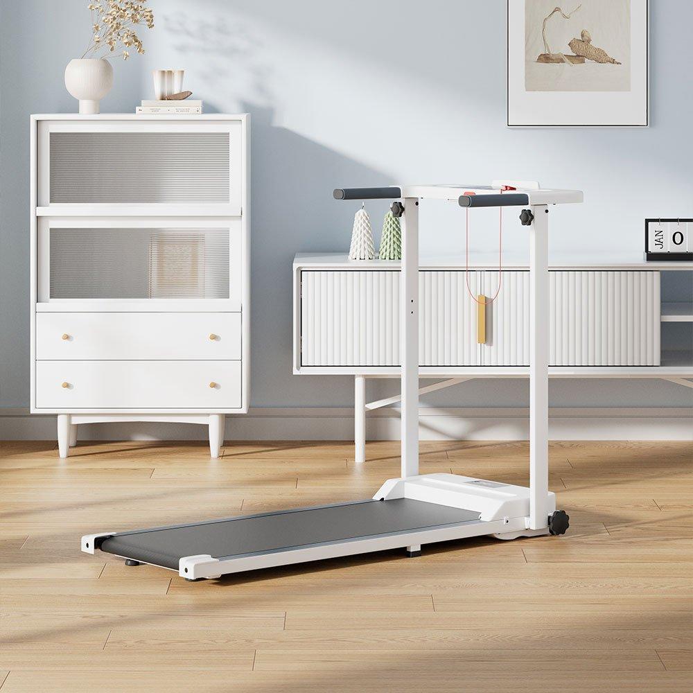 White - LIFE IDEAS SPORT - Folding Protective Indoor Treadmill - 2