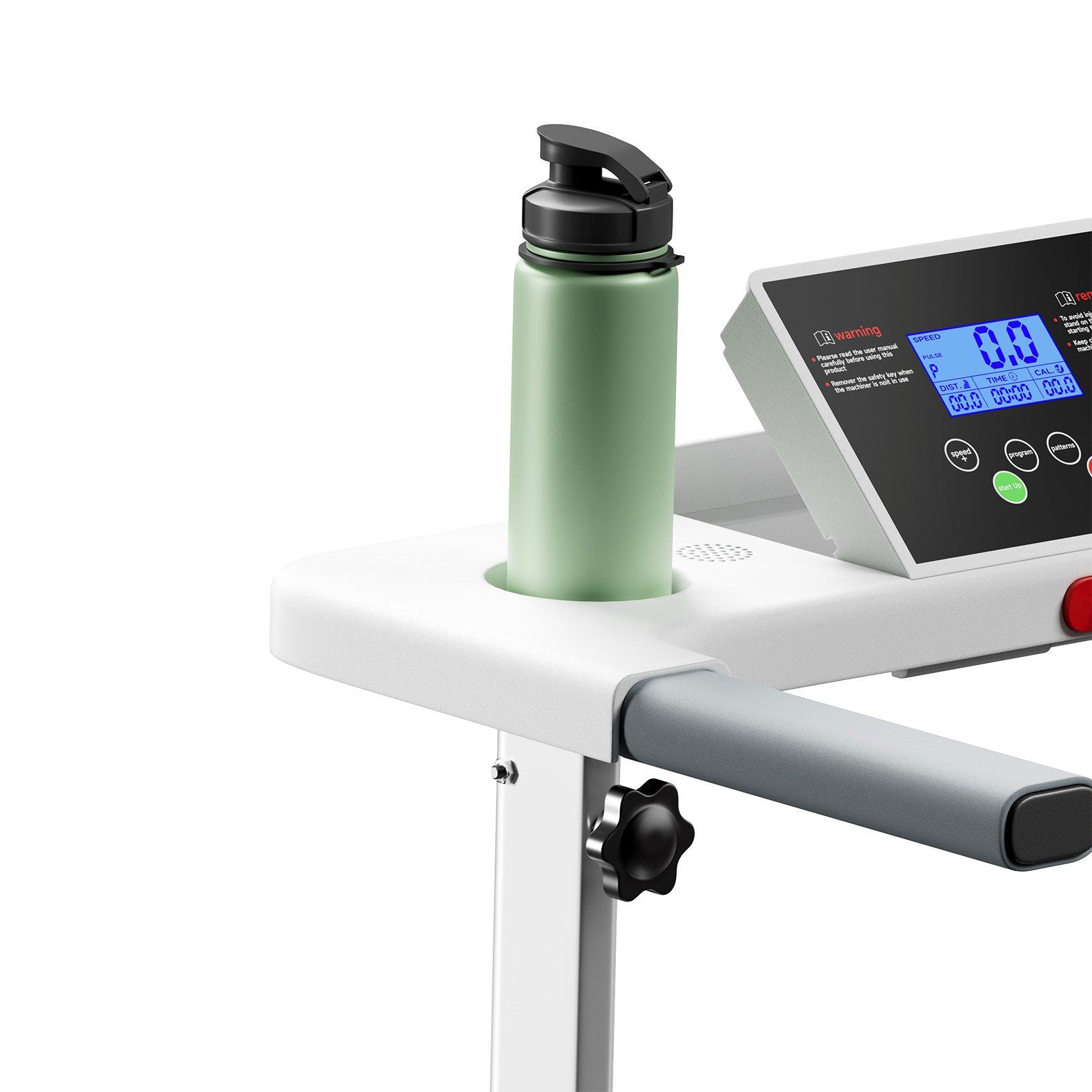 White - LIFE IDEAS SPORT - Folding Protective Indoor Treadmill - 8