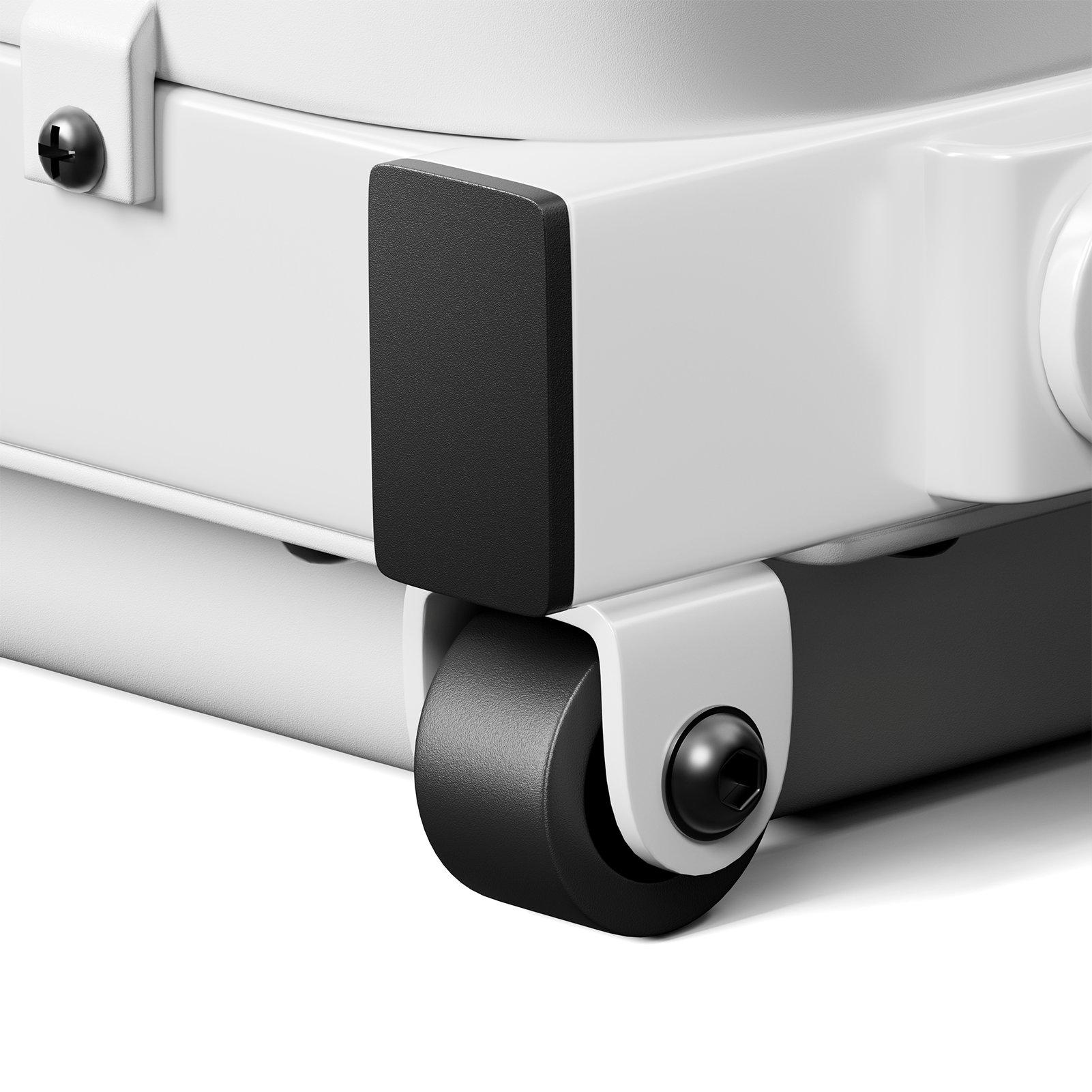 White - LIFE IDEAS SPORT - Folding Protective Indoor Treadmill - 9