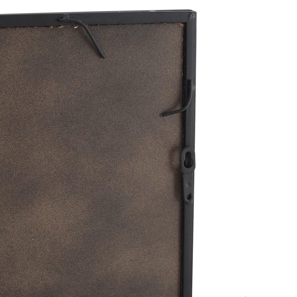 Black - Kabinet UK - Window Wall Accent Metal Framed Mirror - 4