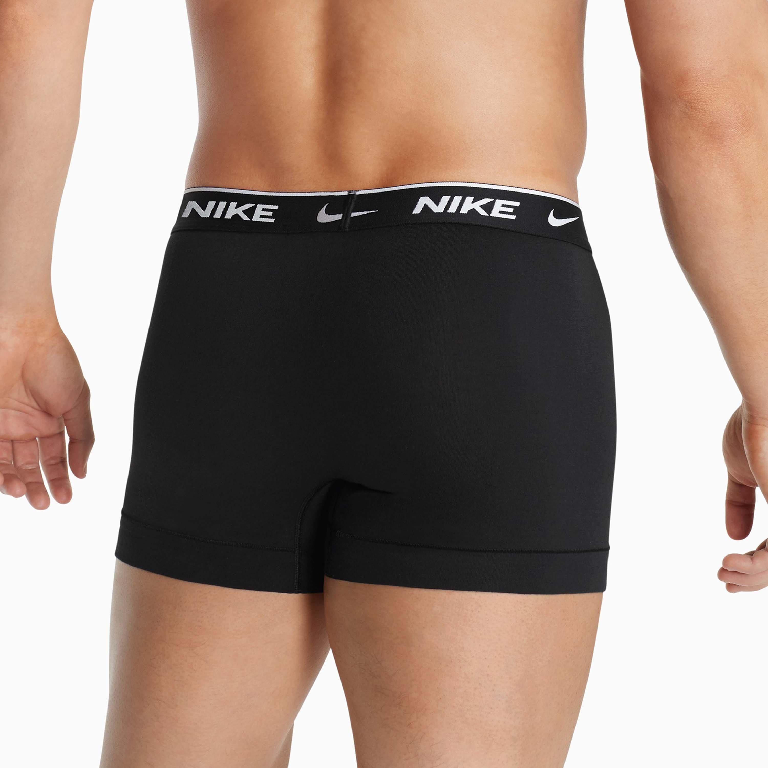 Black - Nike - 3 Pack Everyday Cotton Trunks Mens - 2