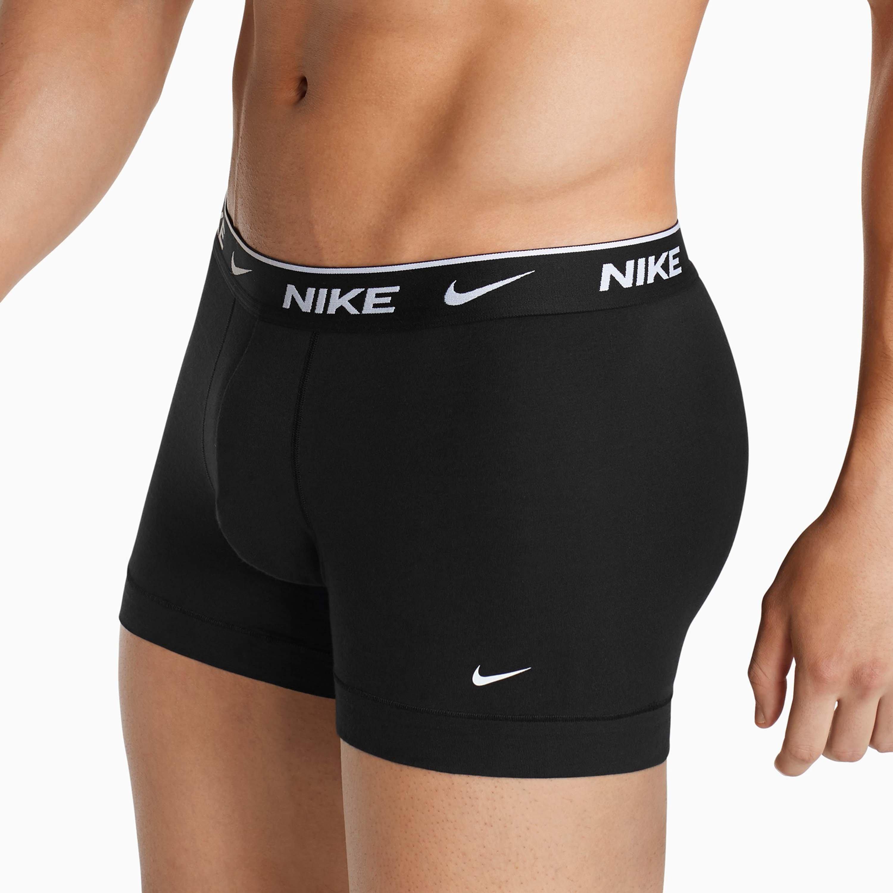 Black - Nike - 3 Pack Everyday Cotton Trunks Mens - 5
