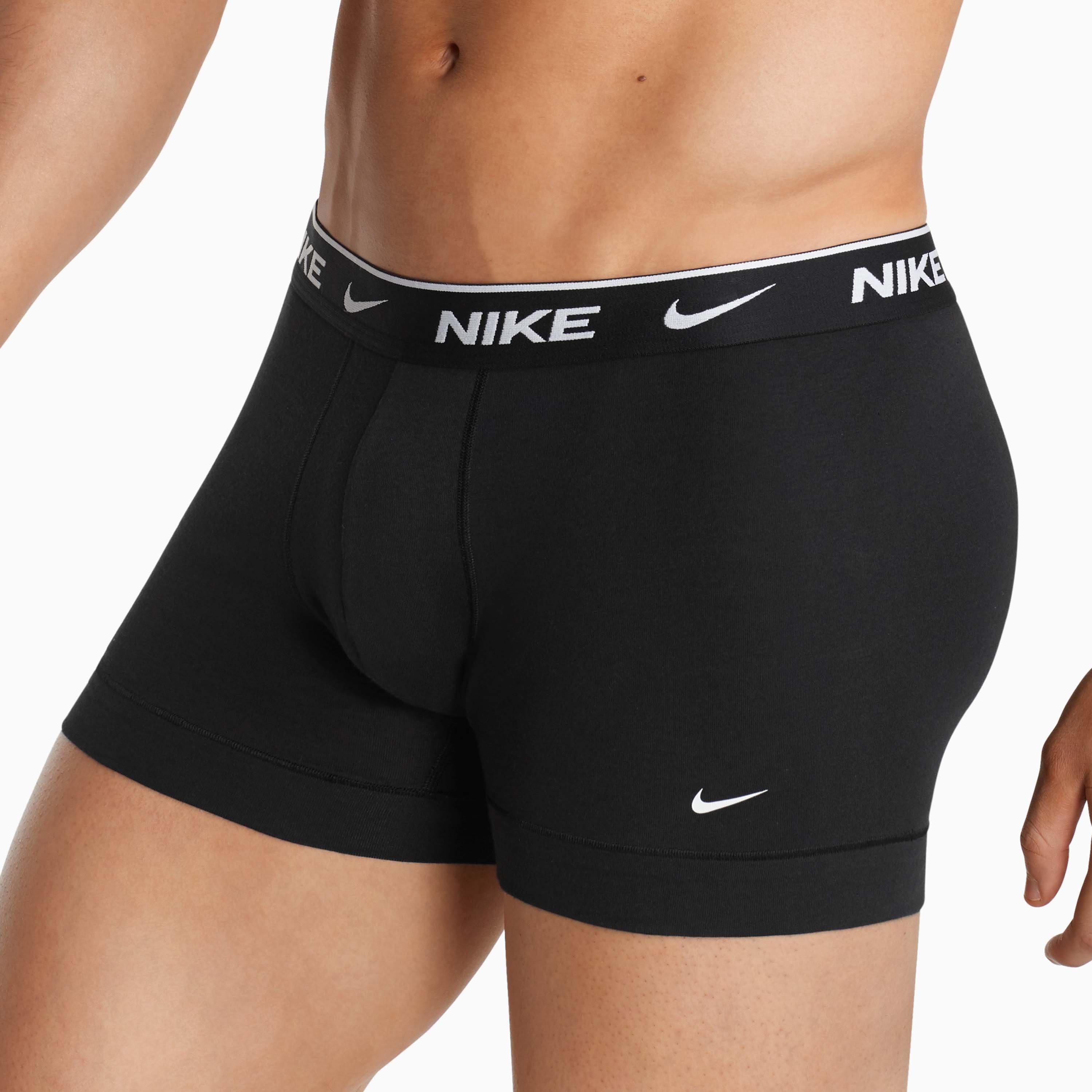 Black - Nike - 3 Pack Everyday Cotton Trunks Mens - 6
