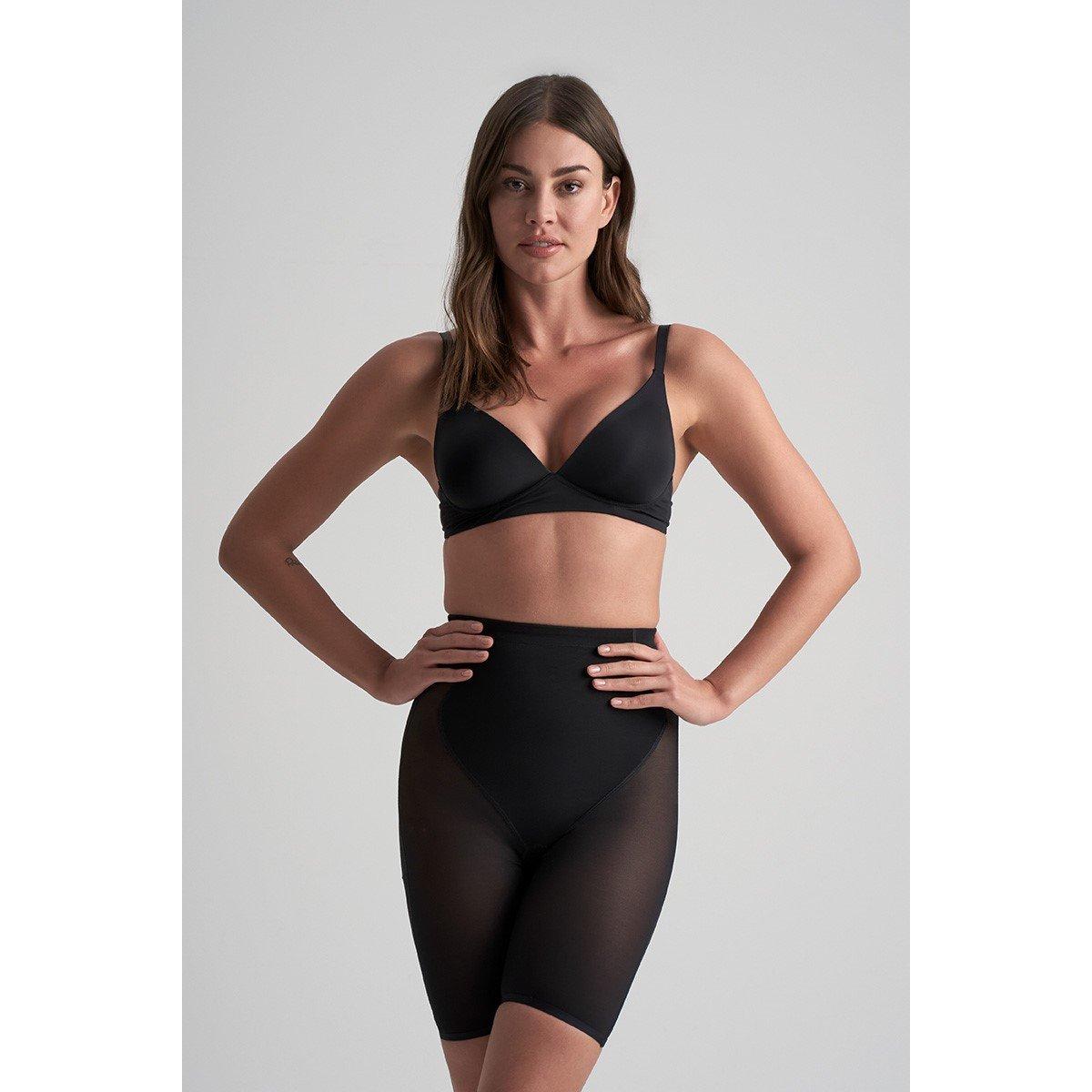 Black - Bye Bra - Women's Heavyweight Control Shorts - 2