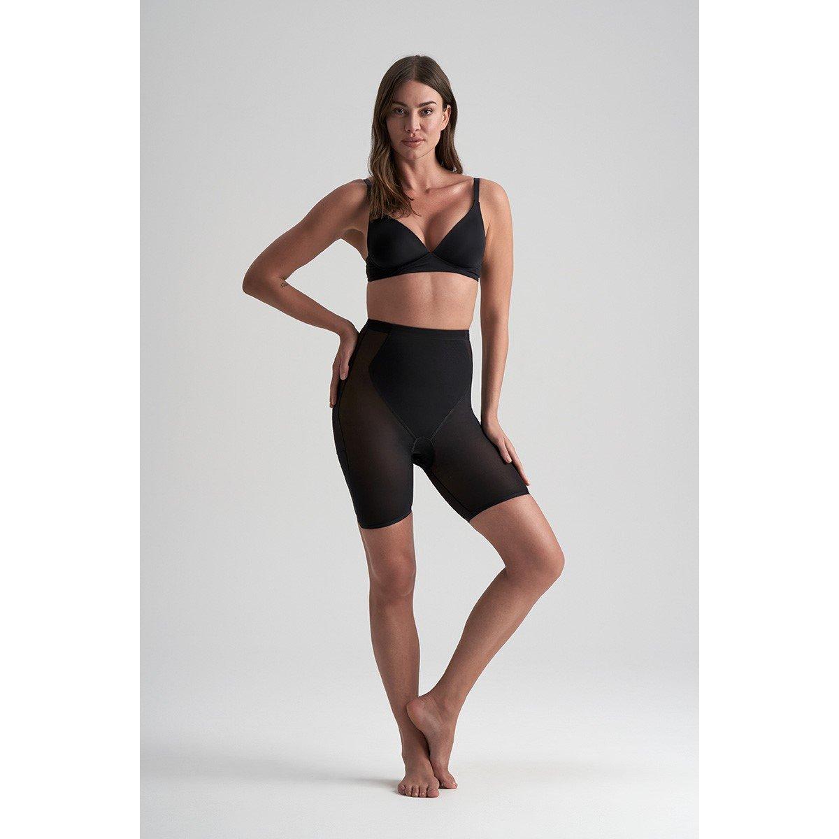 Black - Bye Bra - Women's Heavyweight Control Shorts - 3