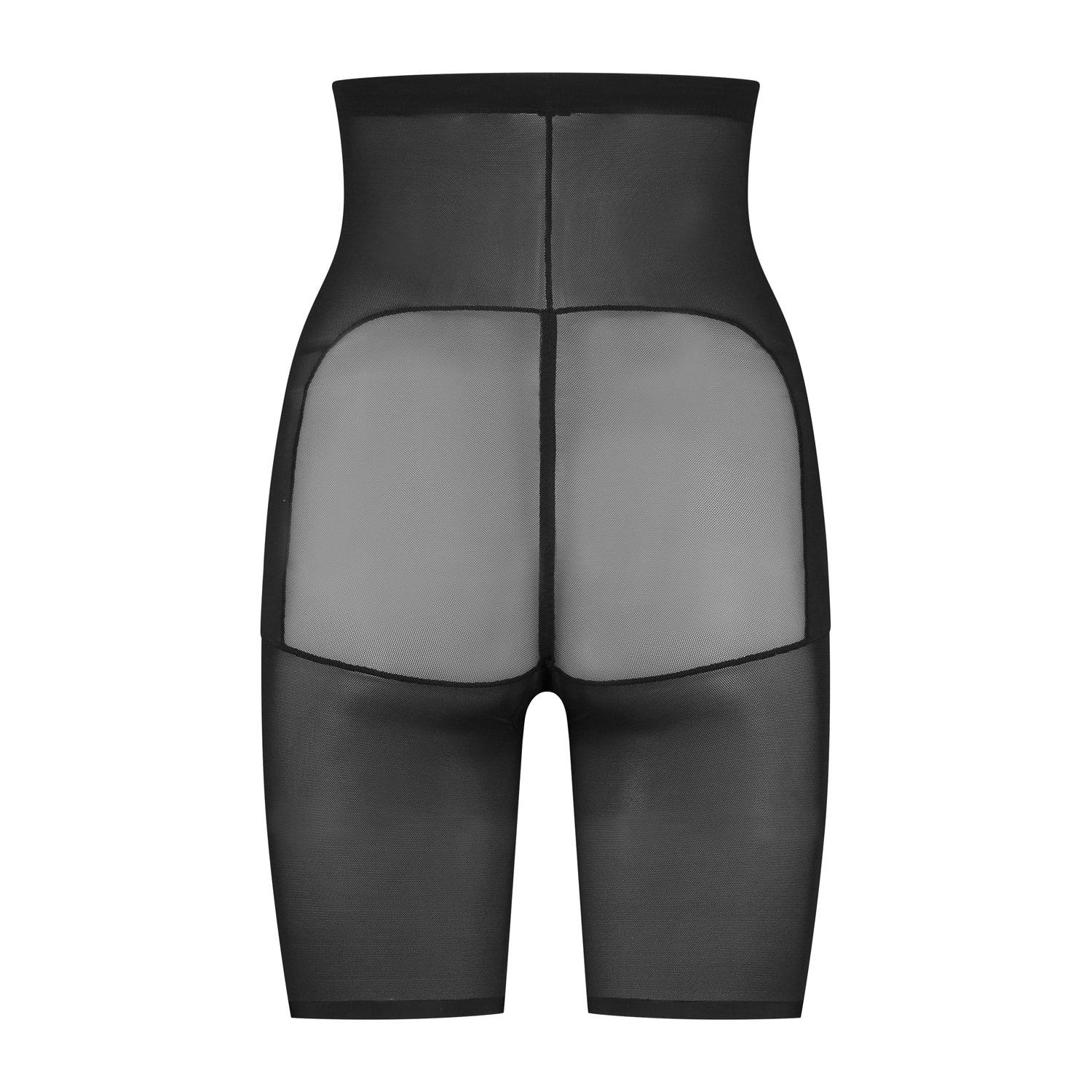 Black - Bye Bra - Women's Heavyweight Control Shorts - 5