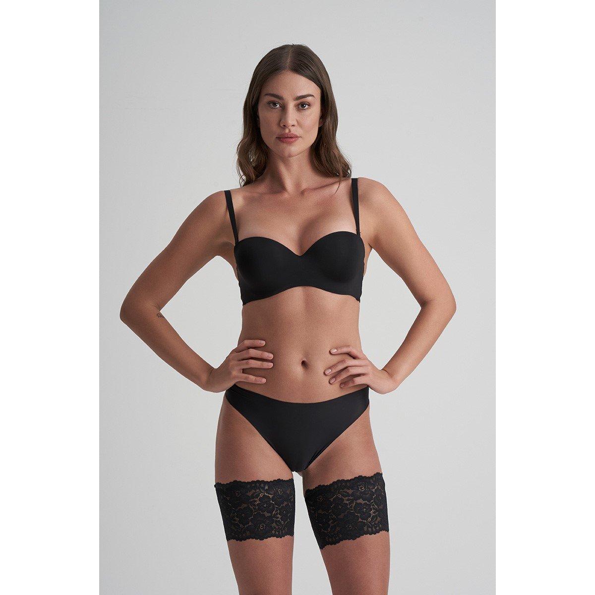 Black - Bye Bra - Bye Bra Lce Thgh Bnd Ld99 - 3