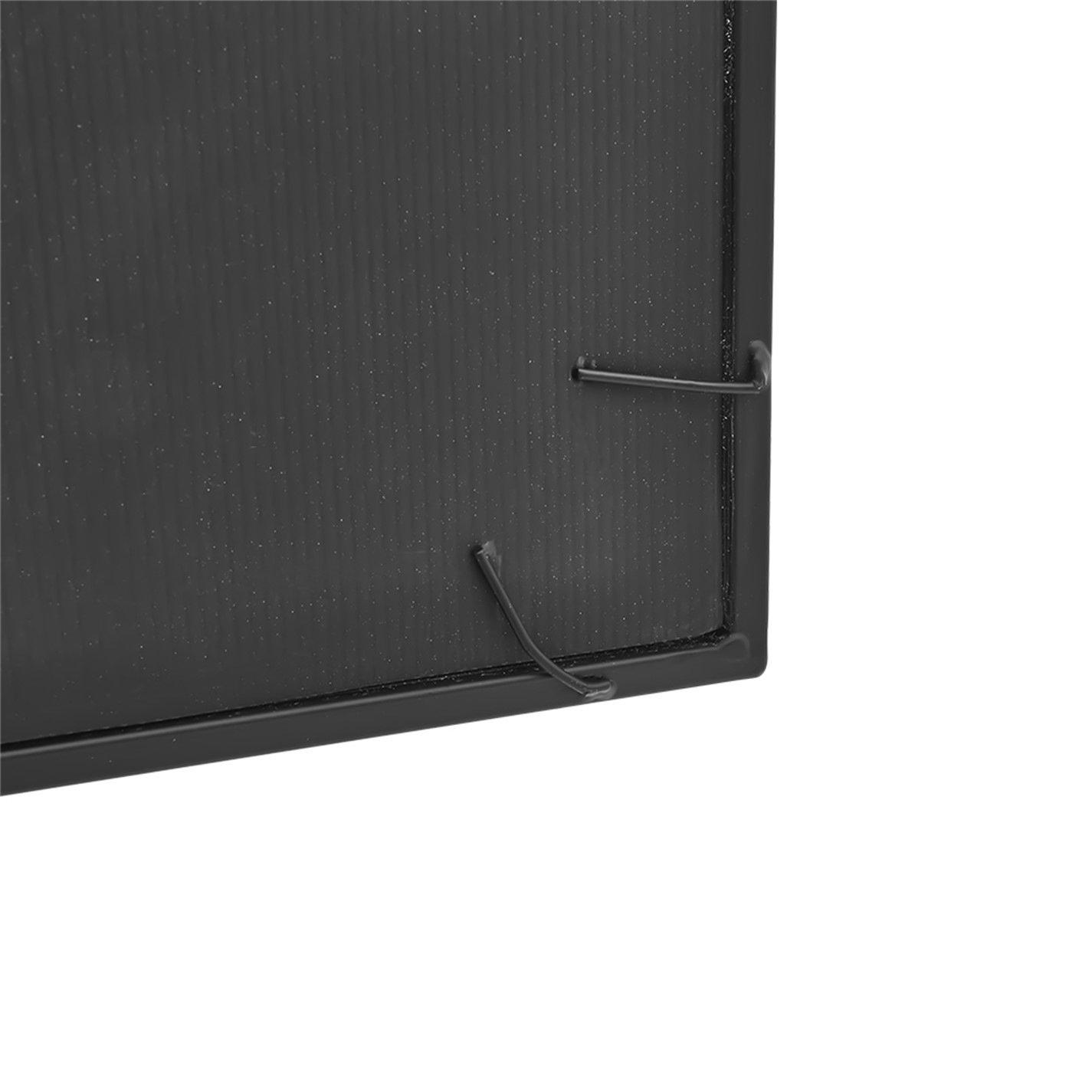 Black - Kabinet UK - Industrial 96cm Window Arch Decor Wall Mirror - 7