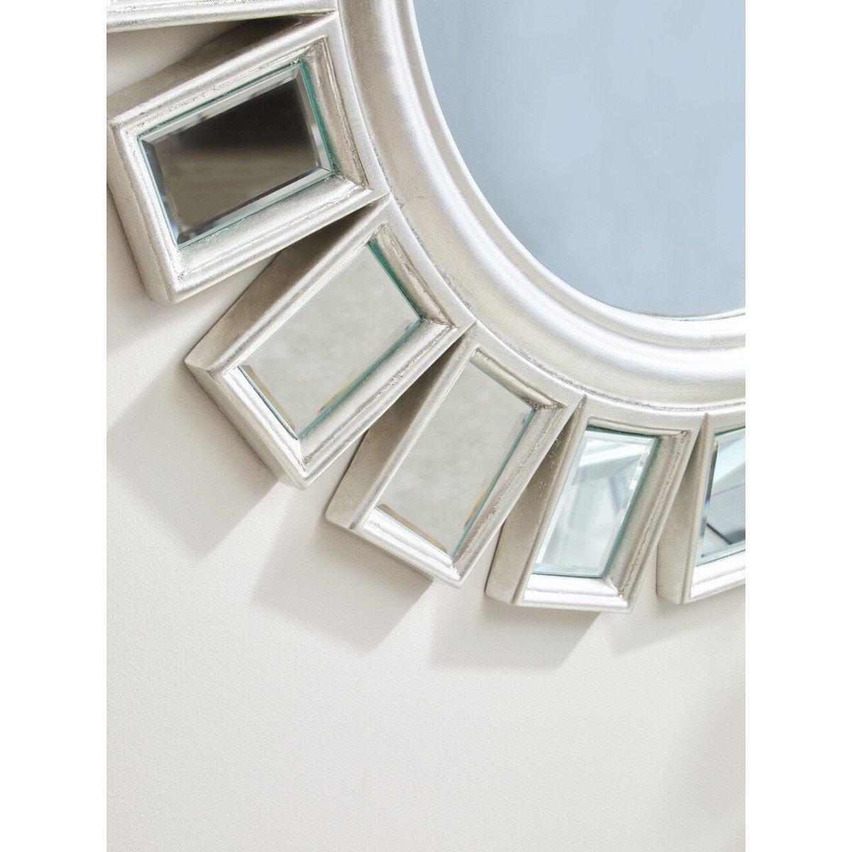 Silver - Interiors by Premier - Inti Silver Wall Mirror - 3