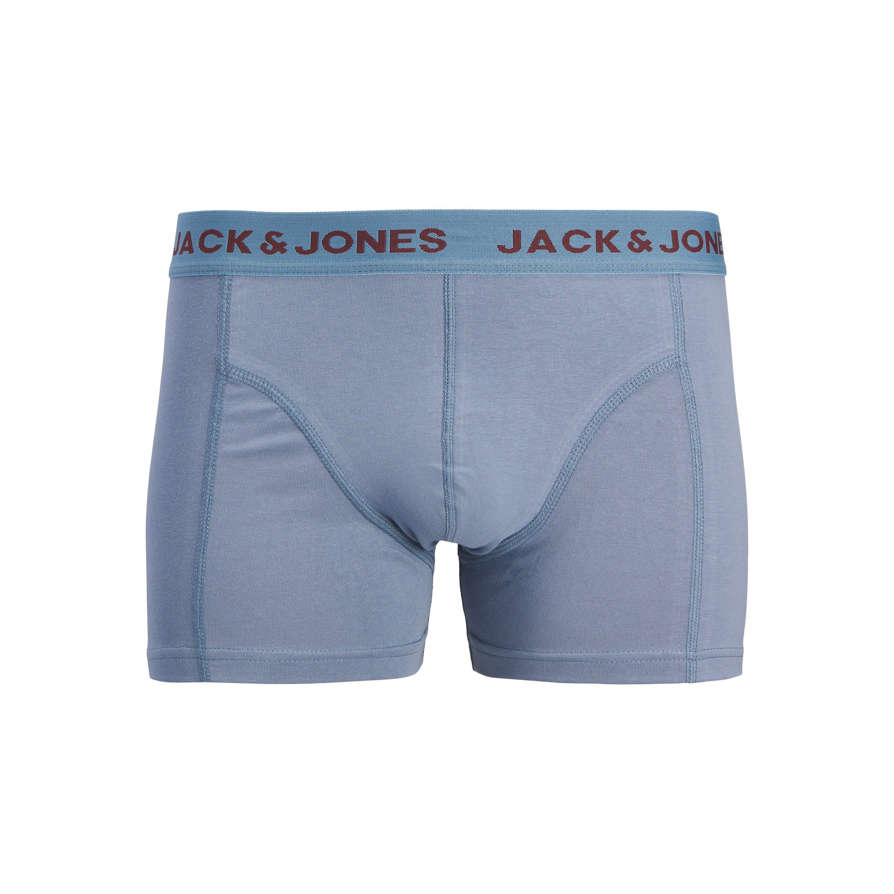 Blue Depths - Jack and Jones - Logo Pack Trunk Underwear - 3