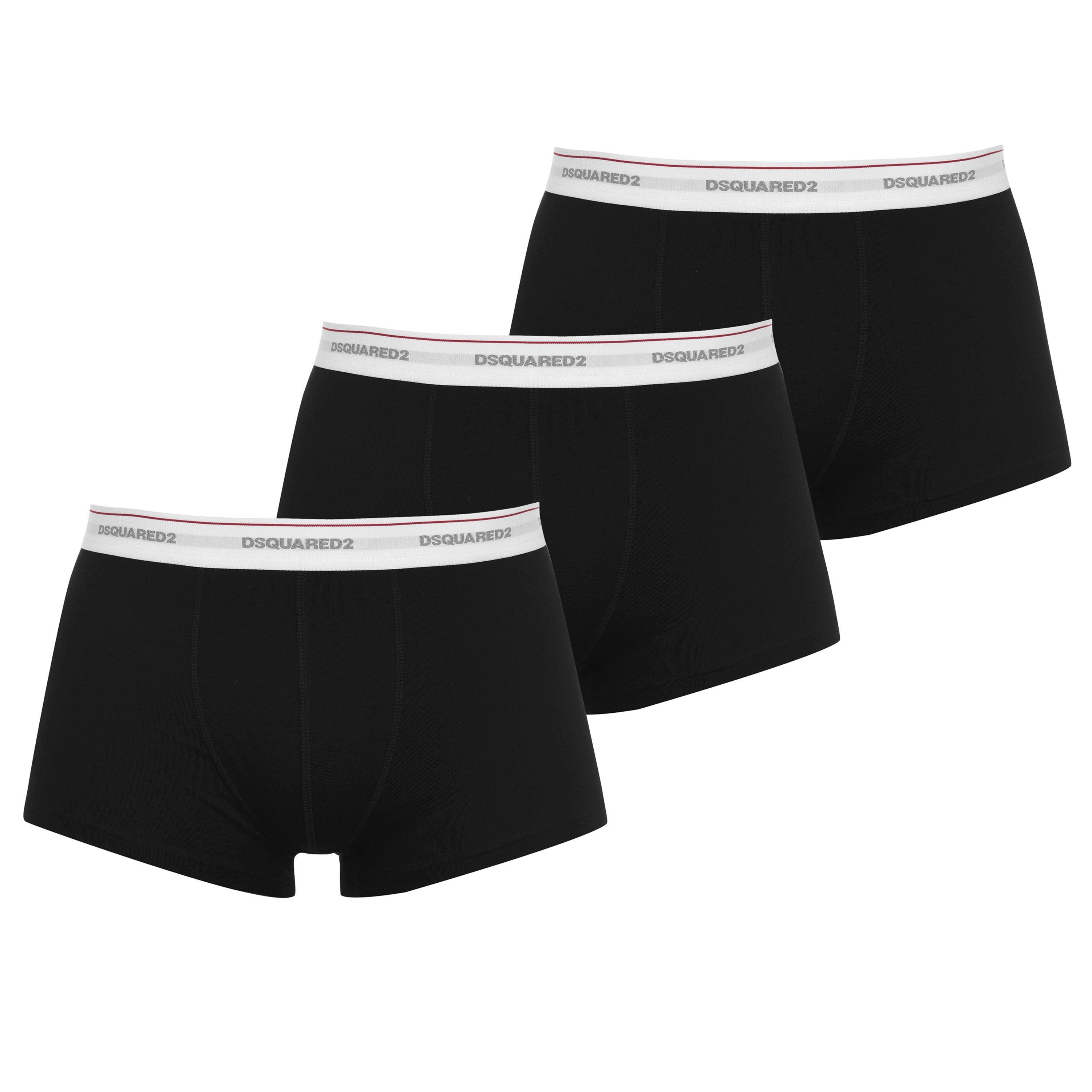 Black - DSquared2 - 3 Pack Boxer Briefs - 1