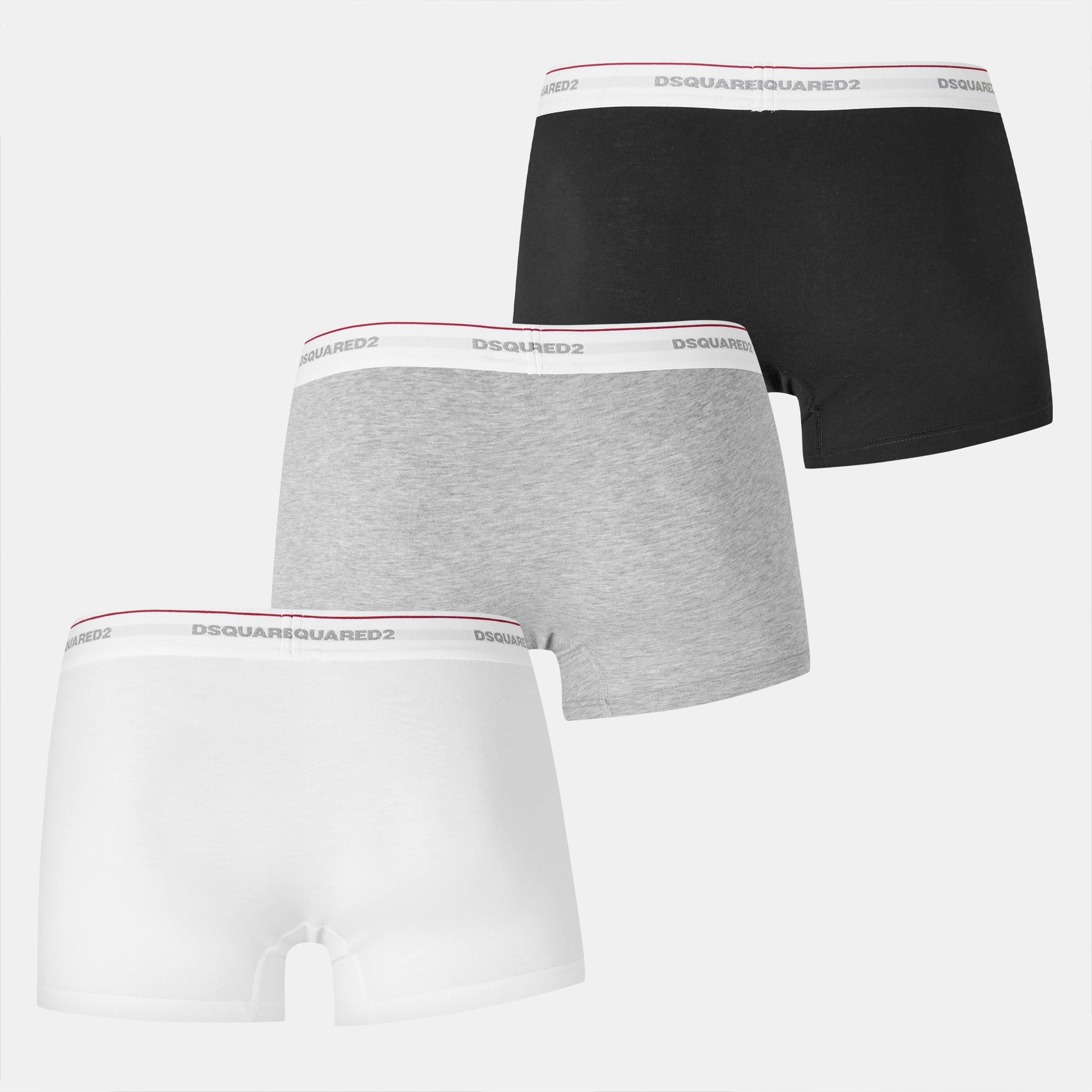 Black Multi - DSquared2 - 3 Pack Boxer Briefs - 2