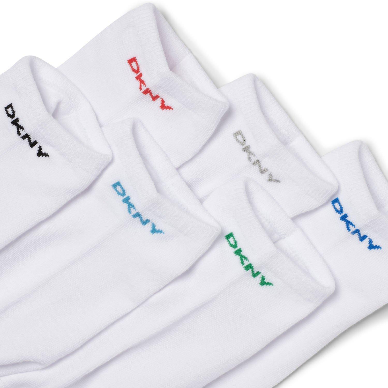 Hvid - DKNY - DKNY 6 pack Mens Trainer Liner Broadway - 10