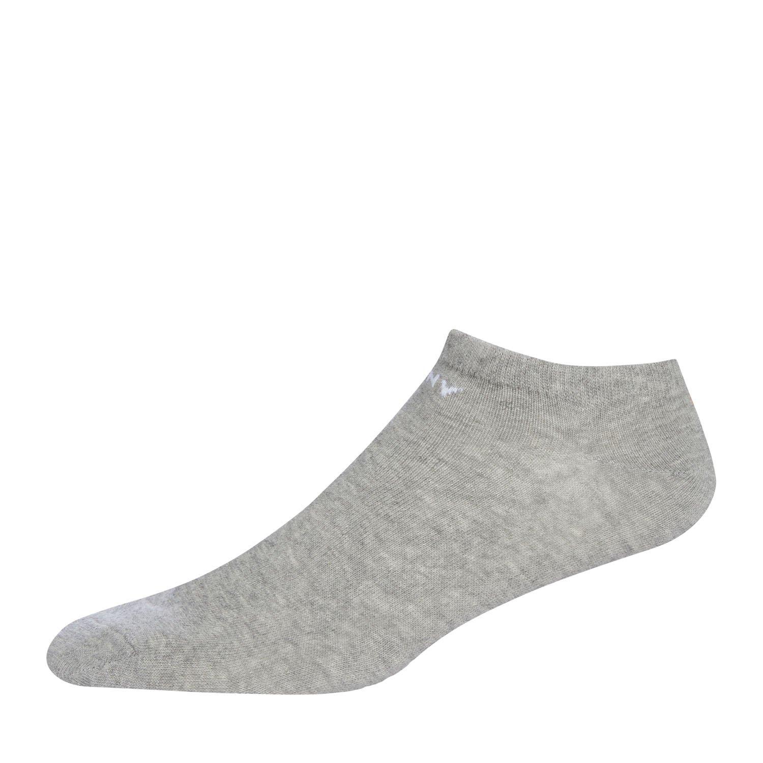 Blk/Gr/Wh/Bl/Kh - DKNY - 6 pack Mens Trainer Liner Broadway - 5