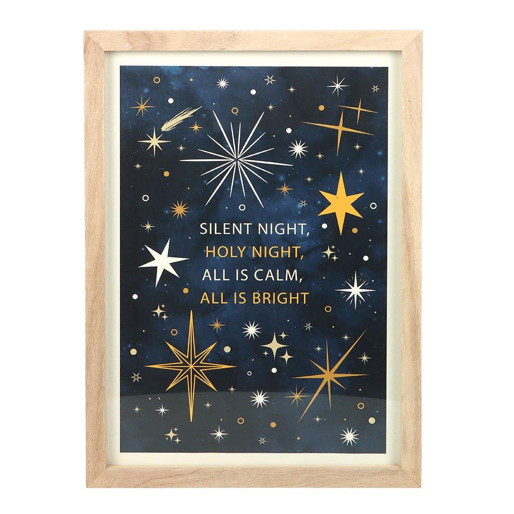 Blue - Something Different - Silent Night Framed Wall Art Print - 2