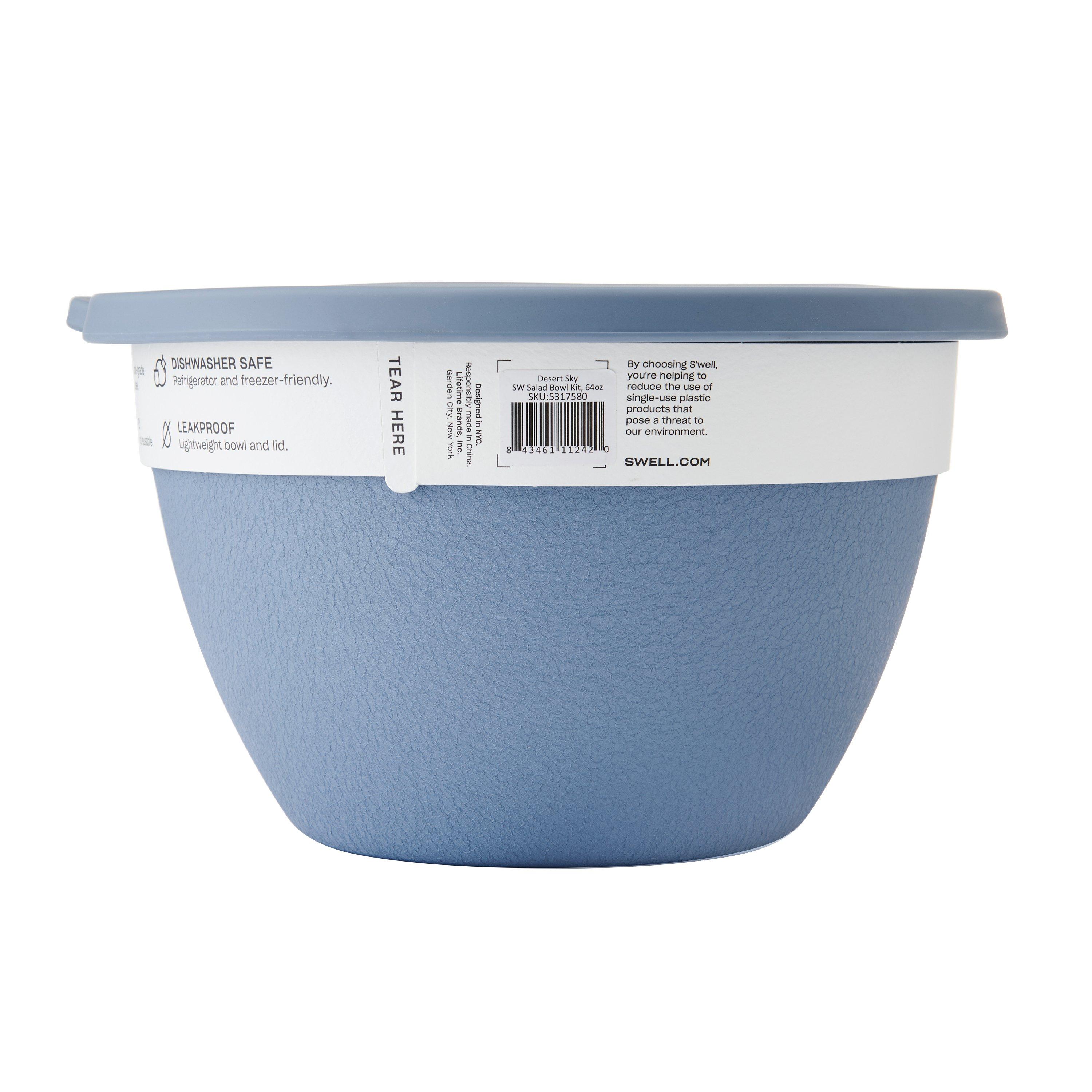 Blue - Swell - Swell Desert Sky Salad Bowl Kit 1.9L - 4