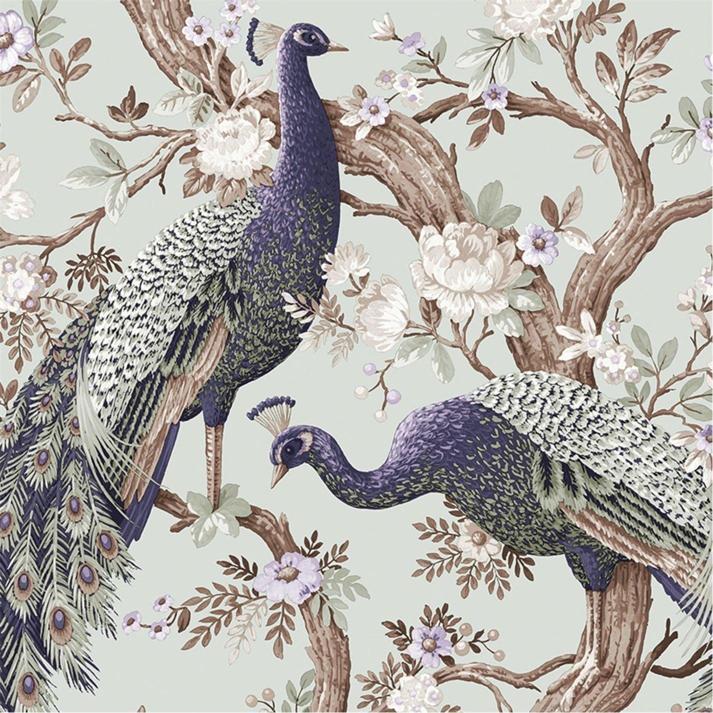 Blue - Laura Ashley - Belvedere Duck Egg Wallpaper - 5