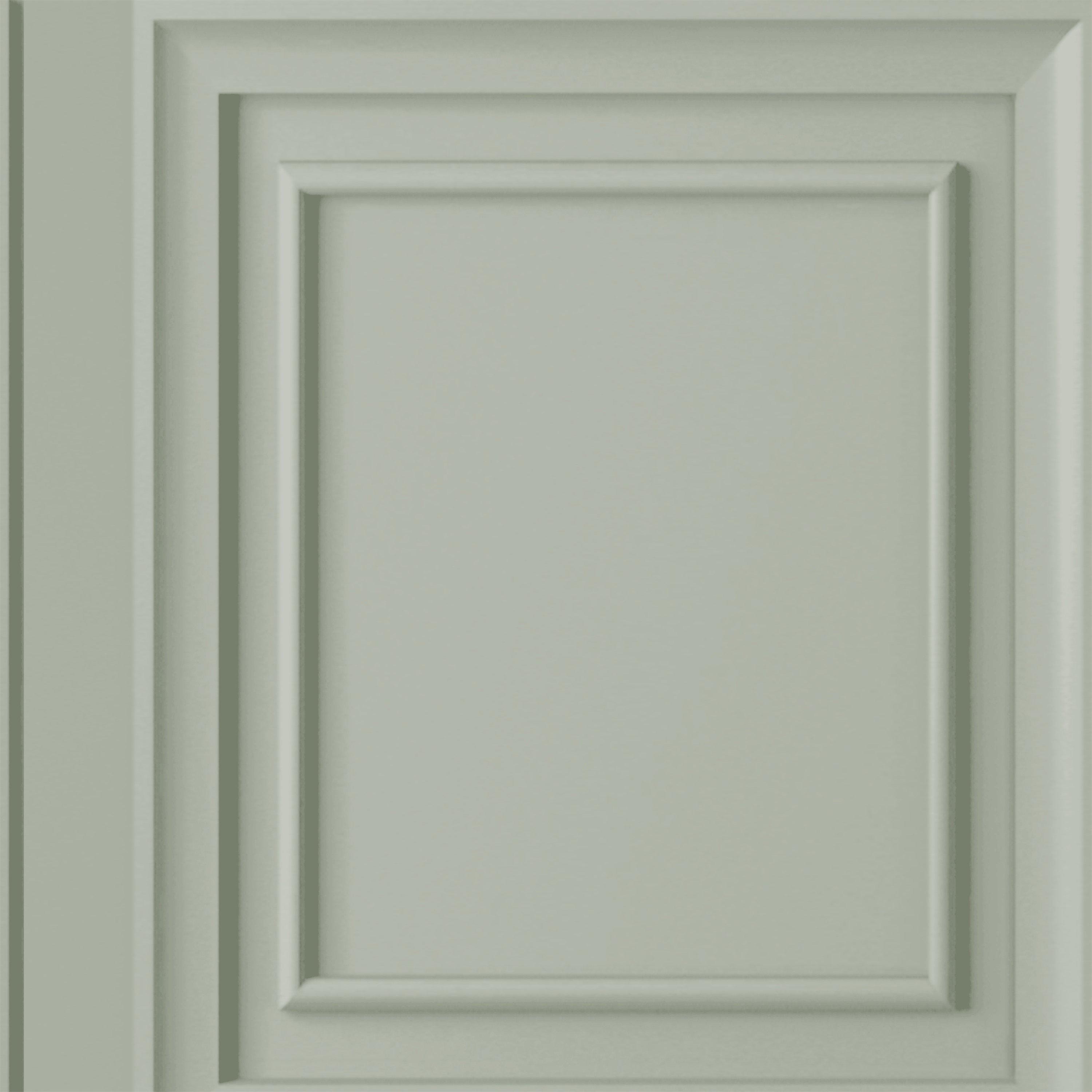 Green - Laura Ashley - Redbrook Wood Panel Sage Wallpaper - 3