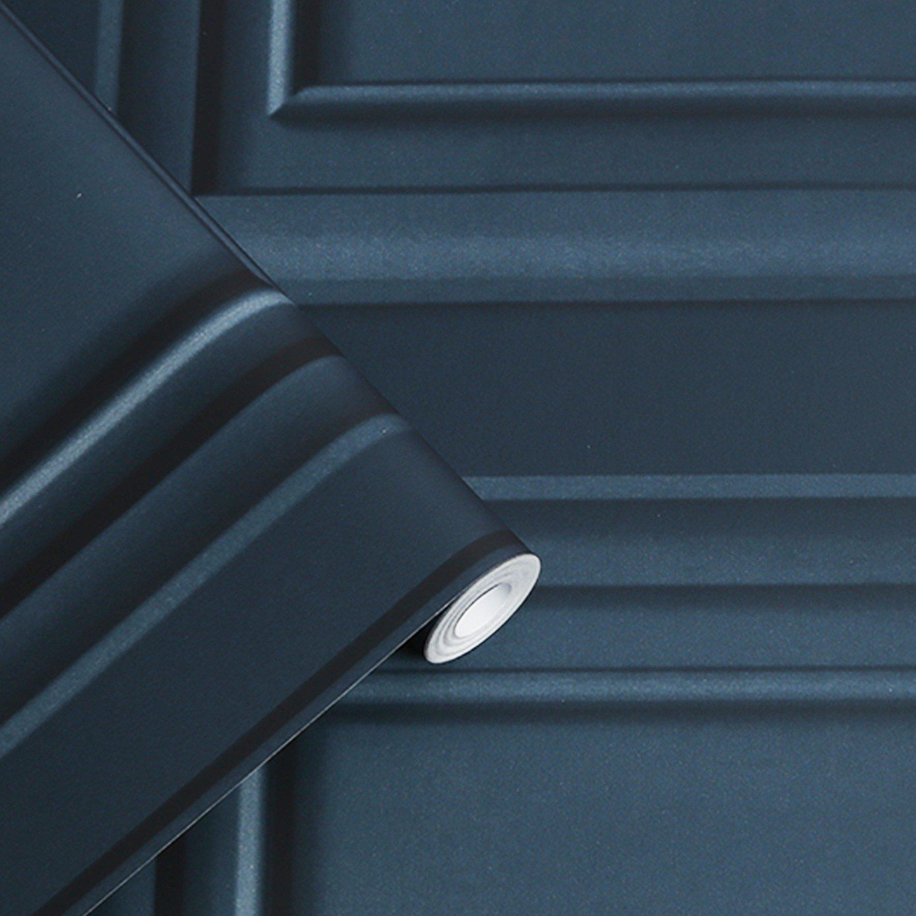 Grey - Laura Ashley - Redbrook Wood Panel Dark Seaspray Wallpaper - 4