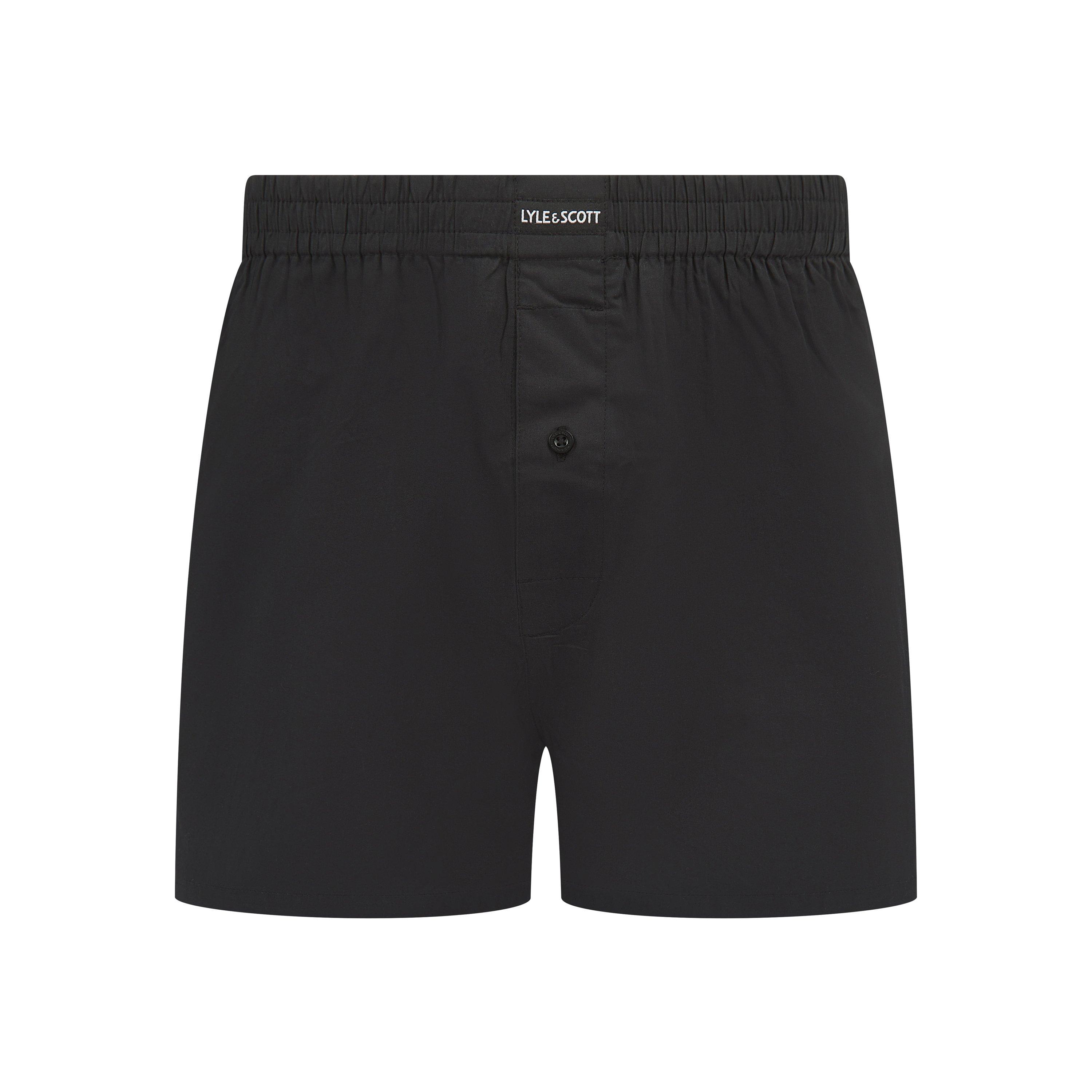 Black/Stripe - Lyle and Scott - Woven Trunk - 2