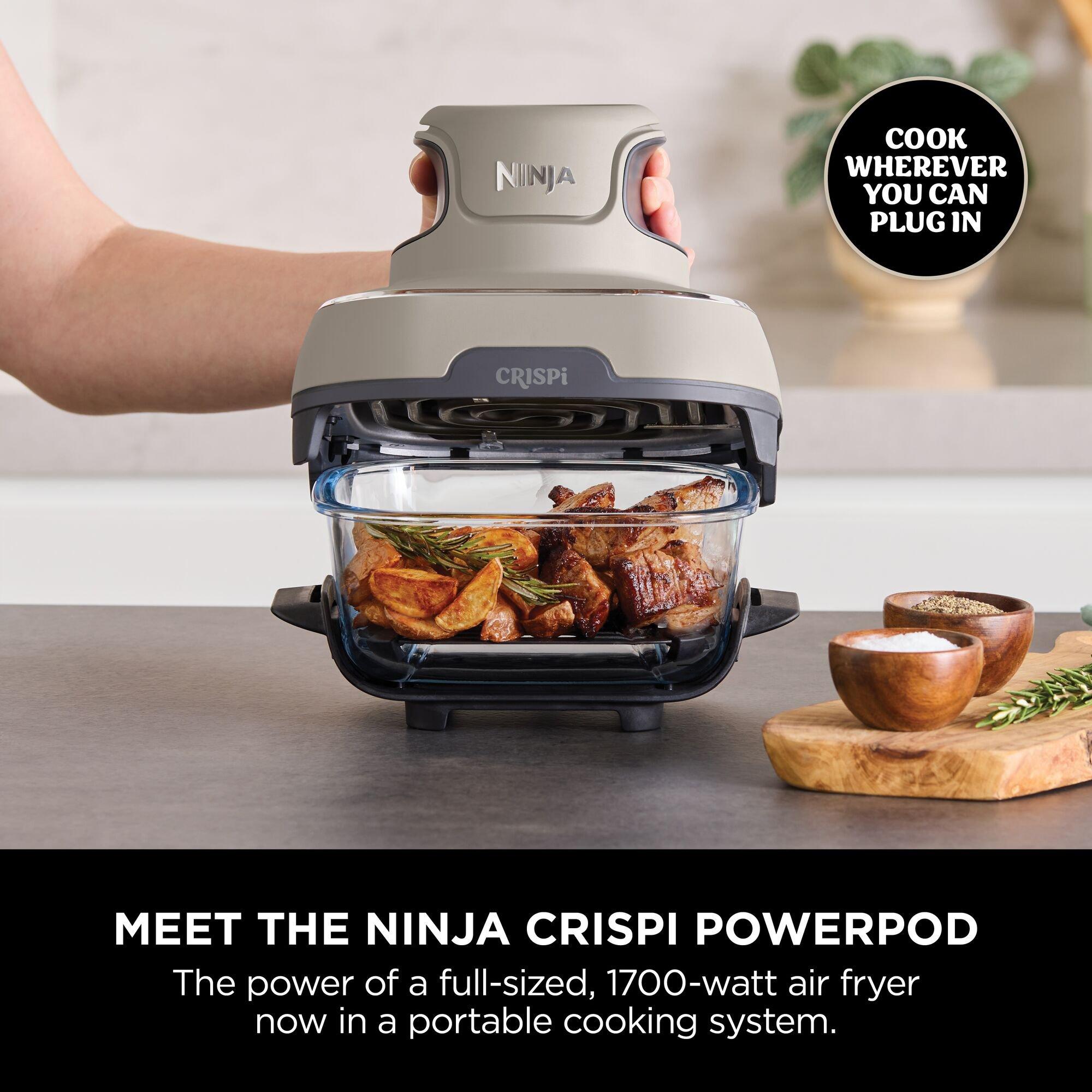 Stone - Ninja - CRISPi 4-in-1 Portable Air Fryer -Stone  FN101UKST - 2