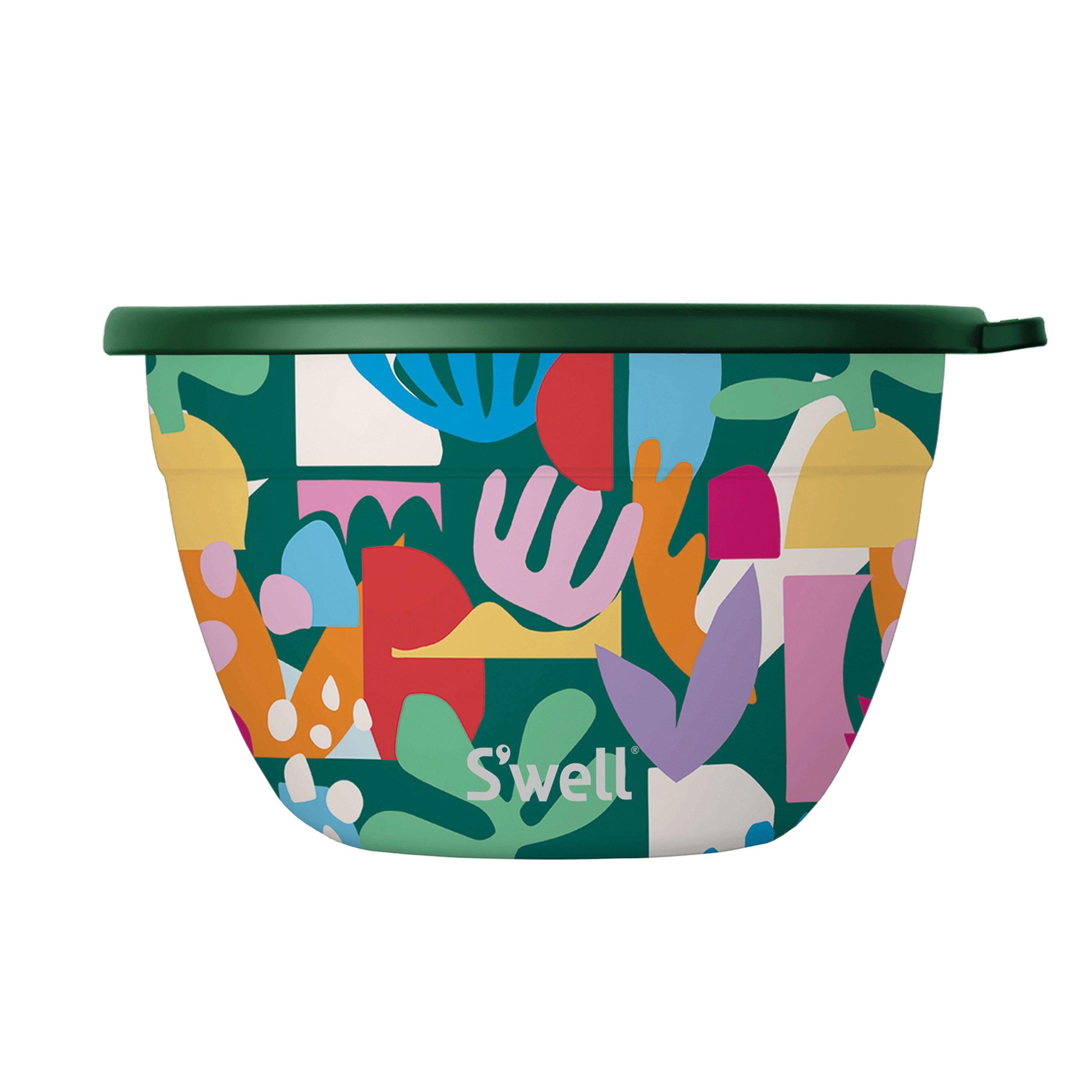 S'well Swell Paper Cutouts Salad Bowl Kit 1.9l In Mixed