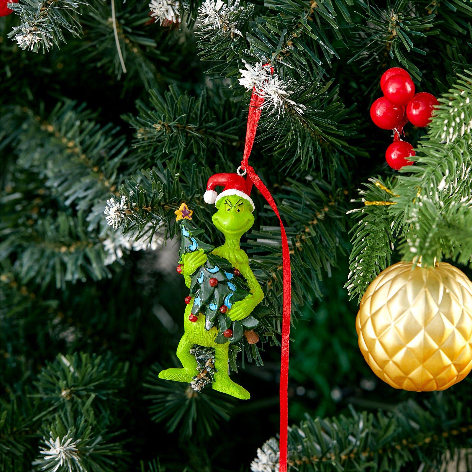 Green - LIFE IDEAS - Resin Grinch Hanging Ornament - 1