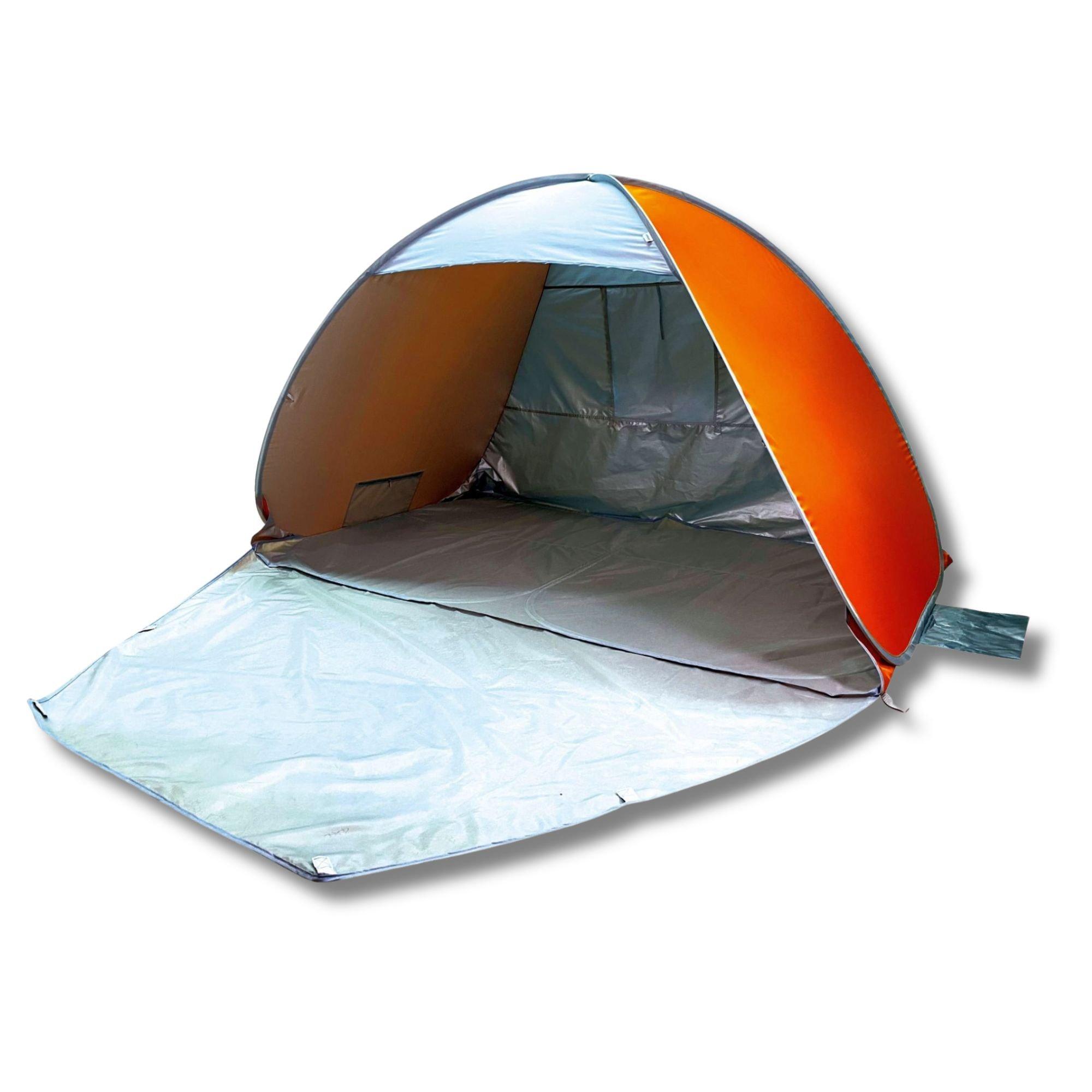 Orange - Unbranded - Family Pop Up Beach Cabana - 1