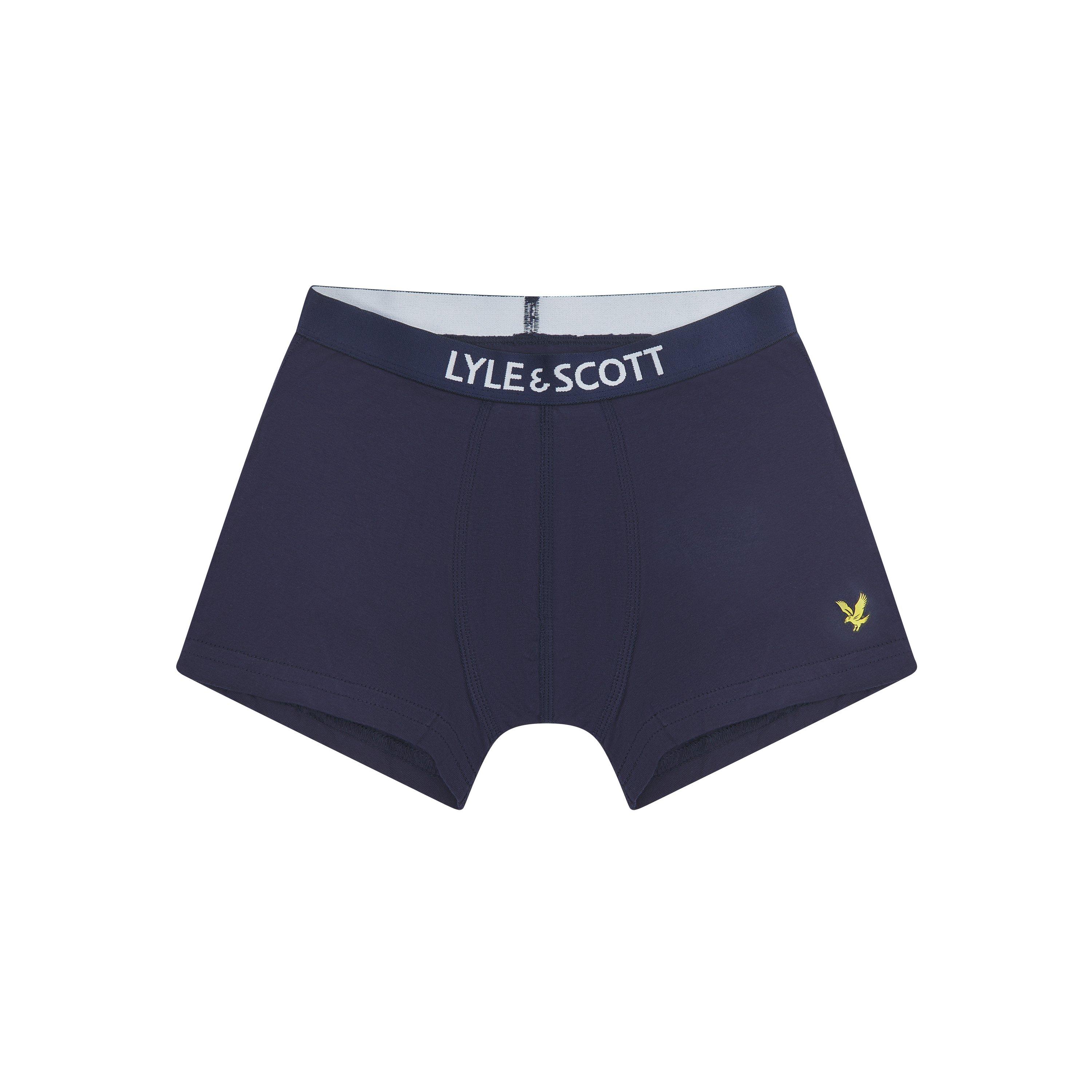 Zwart/Marl/Marine - Lyle and Scott - 3 Pack Trunks Juniors - 2