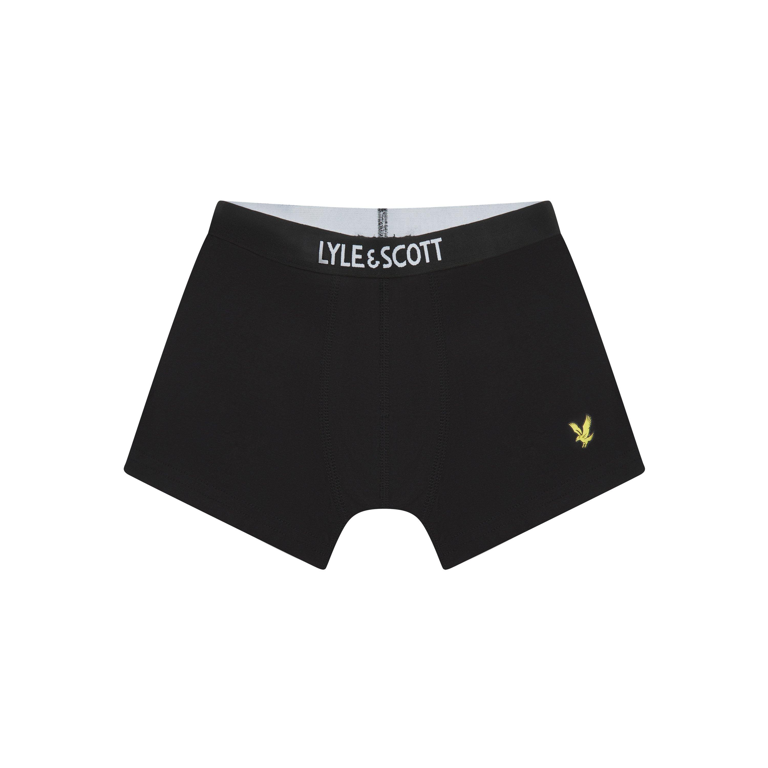 Zwart/Marl/Marine - Lyle and Scott - 3 Pack Trunks Juniors - 3