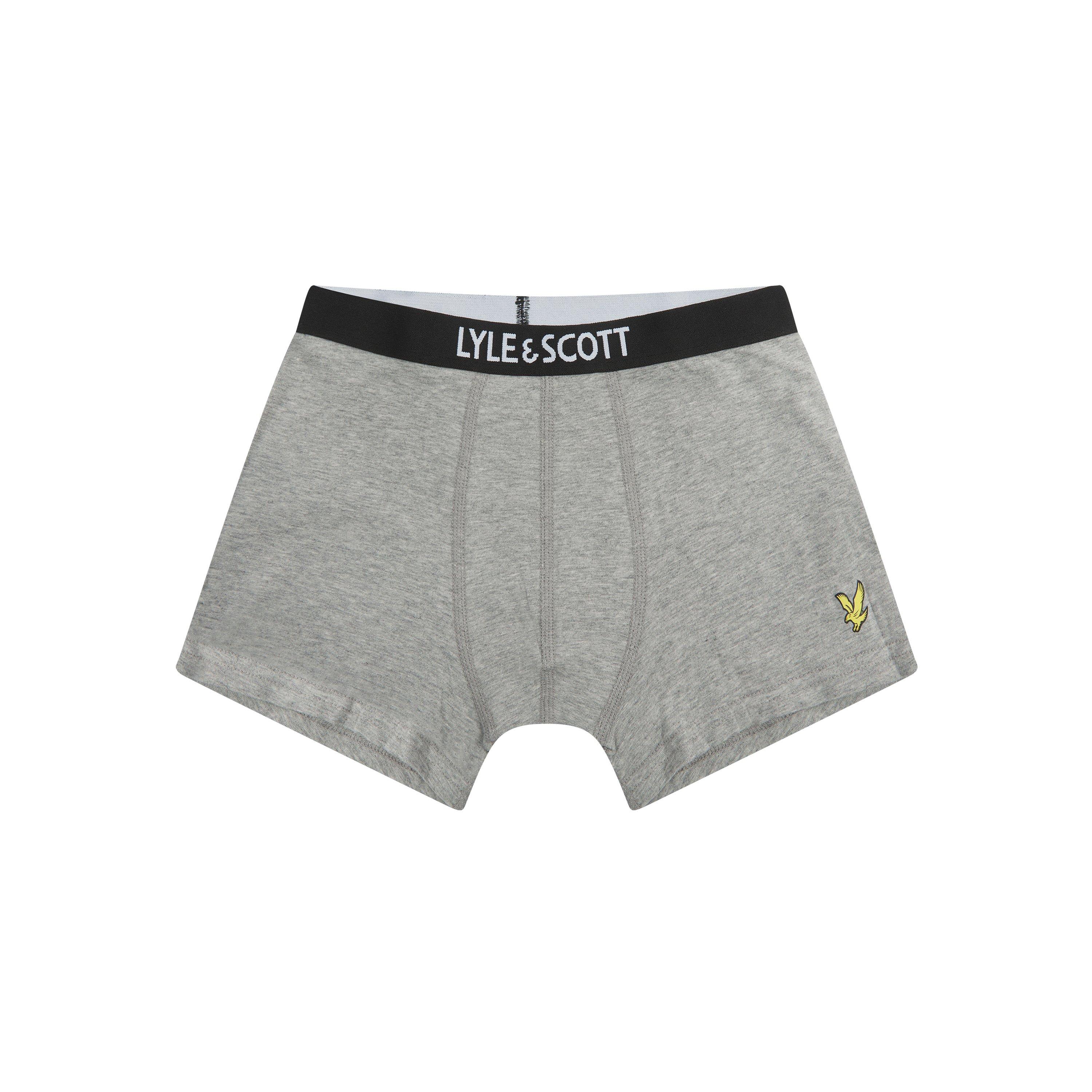 Zwart/Marl/Marine - Lyle and Scott - 3 Pack Trunks Juniors - 4