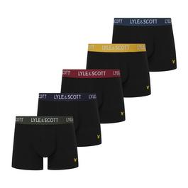 Lyle and Scott 5Pk Cre Trnk Sn99