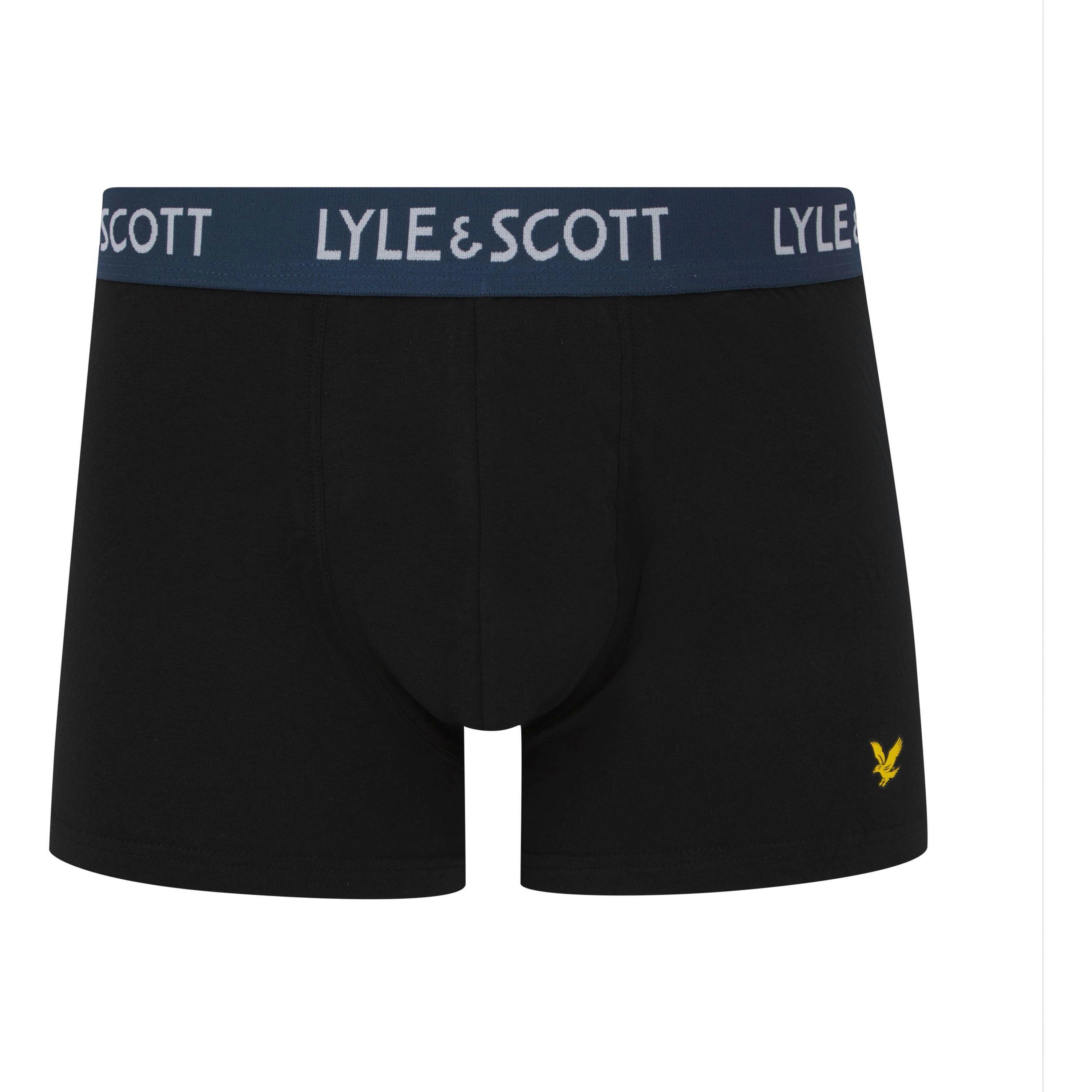 Black Multi - Lyle and Scott - Men's Trunk Clothing - 5