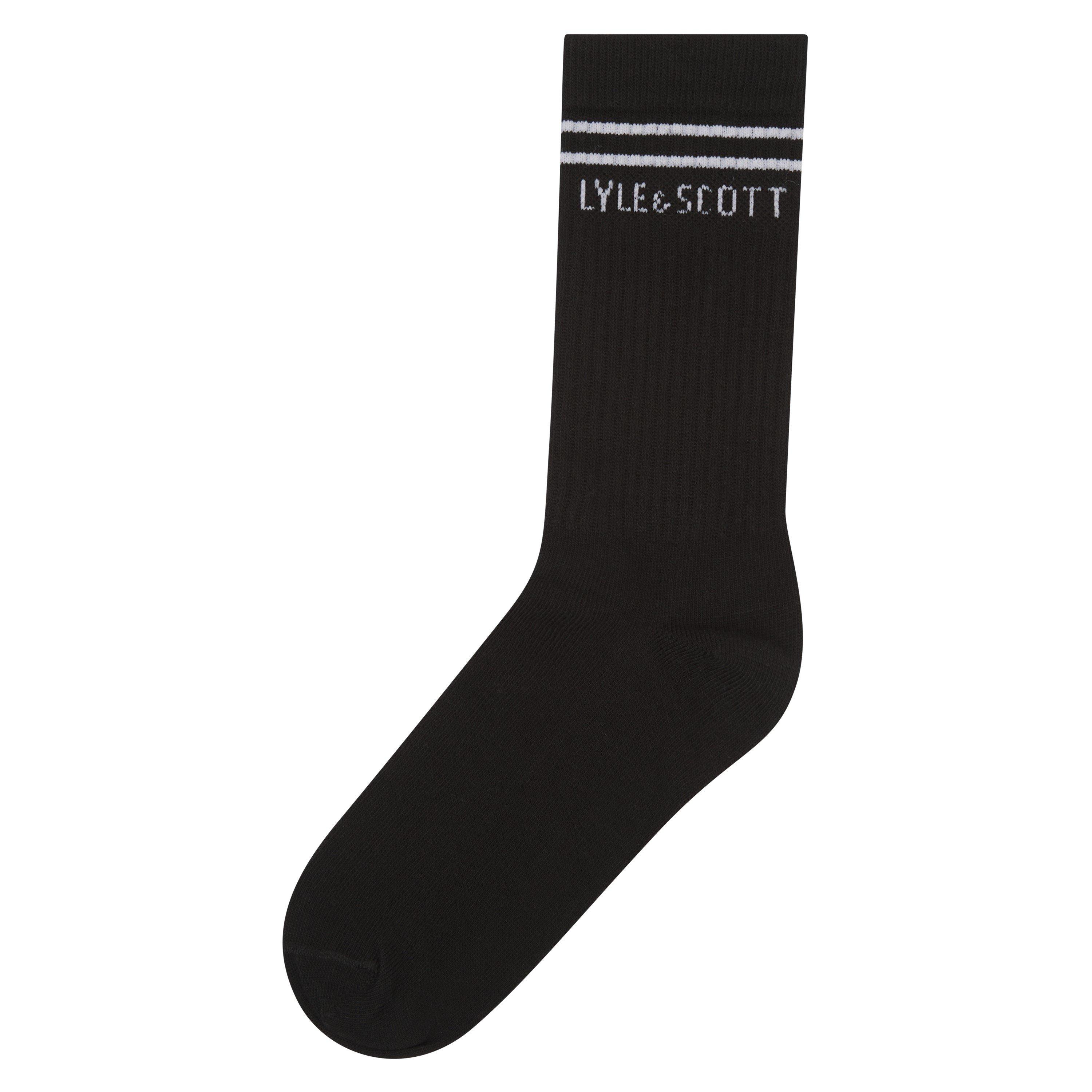 Black - Lyle and Scott - Kids' Crew Socks - 4