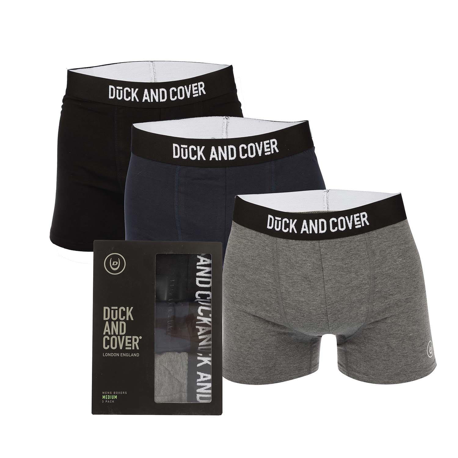 Multi Colour - Duck and Cover - Bronteen 3 Pack Boxer Shorts